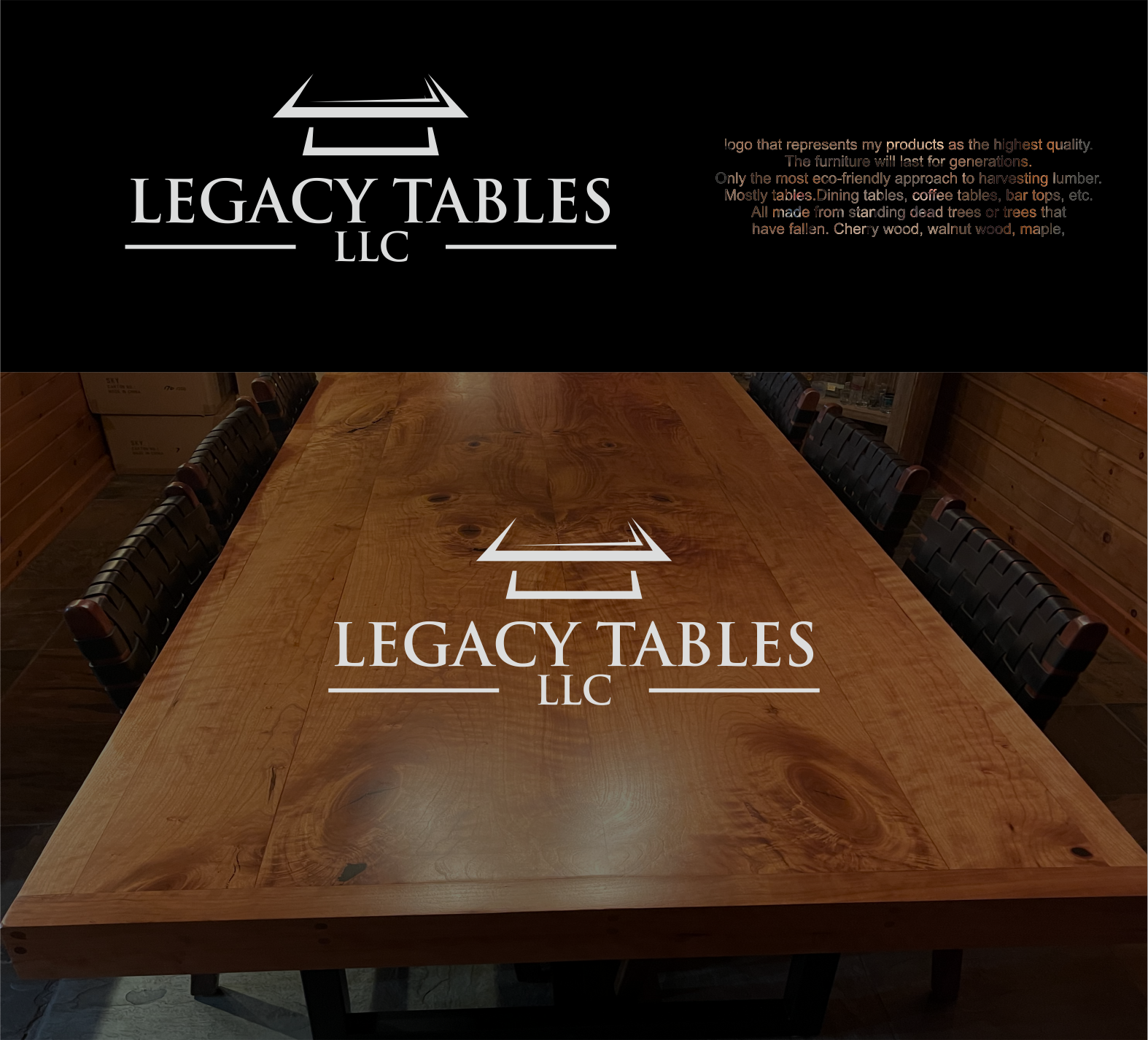Logo Design by de2hnce2p for Legacy Tables, LLC | Design #30469343