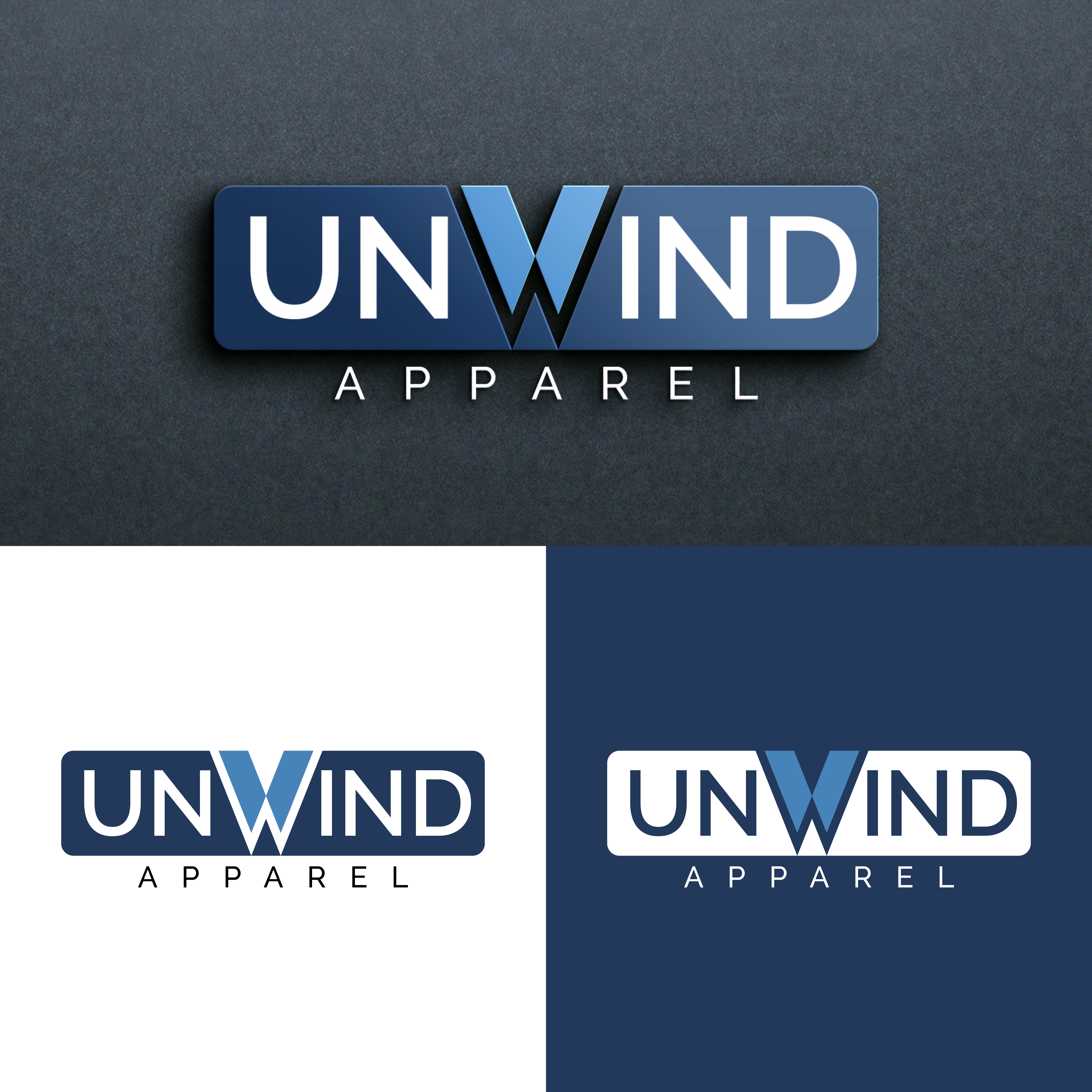 Logo-Design von Design Flow für UNWIND Apparel Co. | Design #30445221