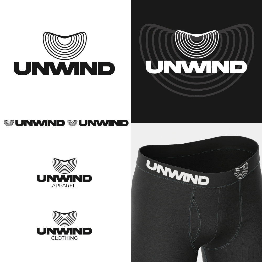 Logo Design by DistShorty - Poorna for UNWIND Apparel Co. | Design #30476782