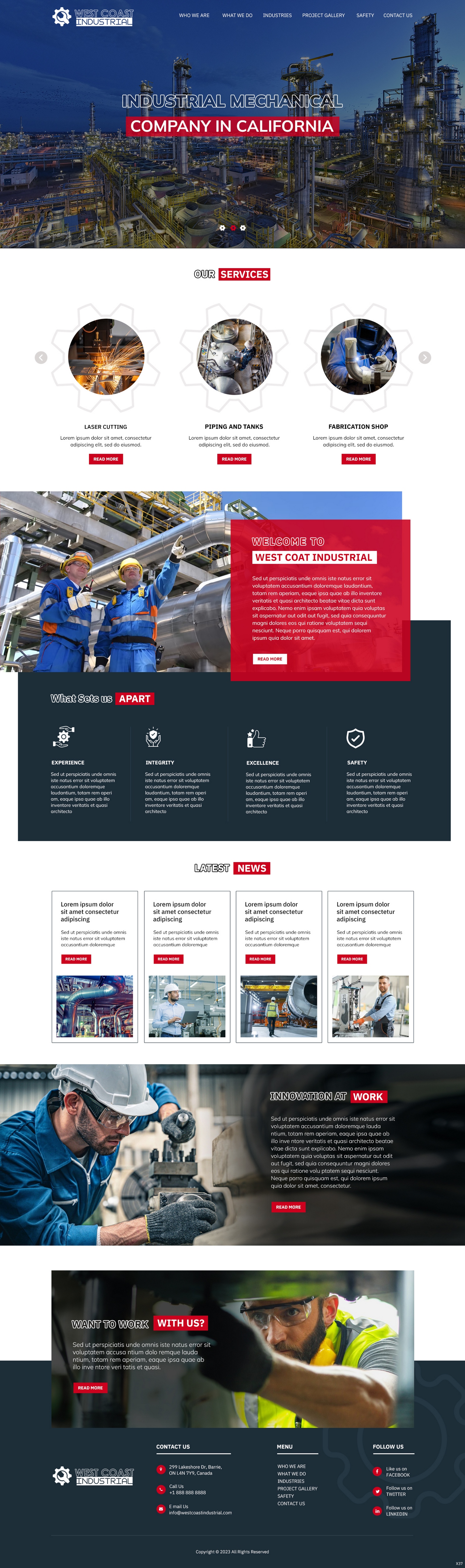 Web Design by pb for ONEELEVEN | Design #30467420