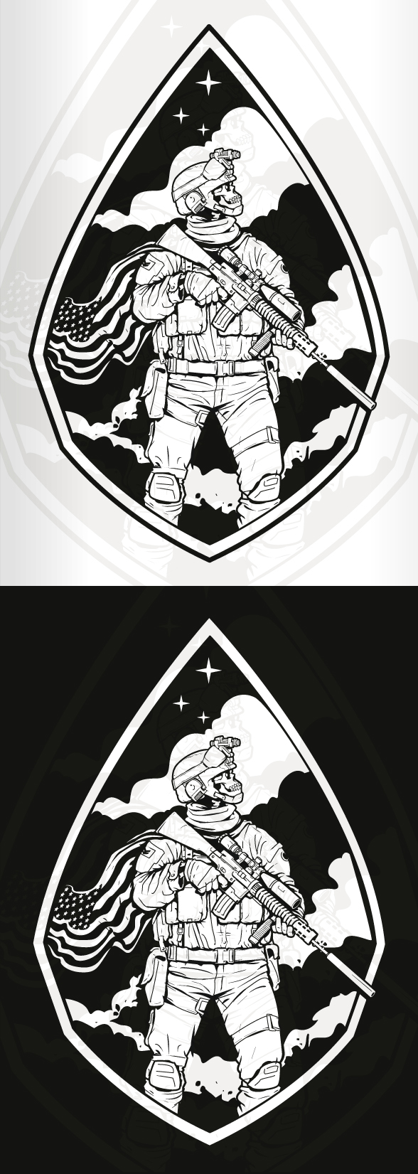 T-shirt Design by Suprakash 3 for Irregular Warfare Ink | Design #30453735