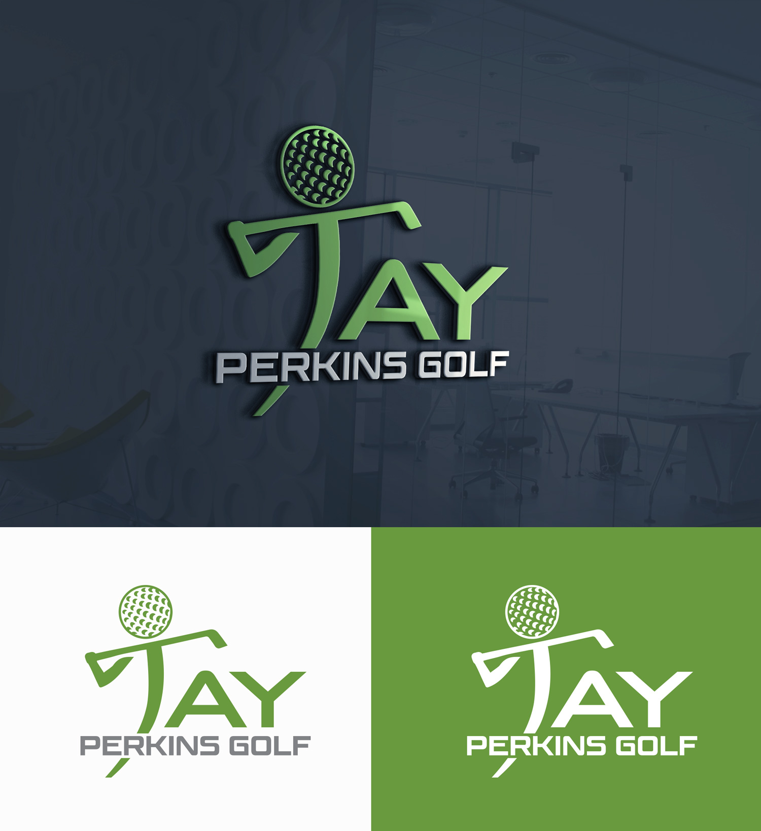 Logo Design by M Art & Design for Jay Perkins Golf | Design #30452056
