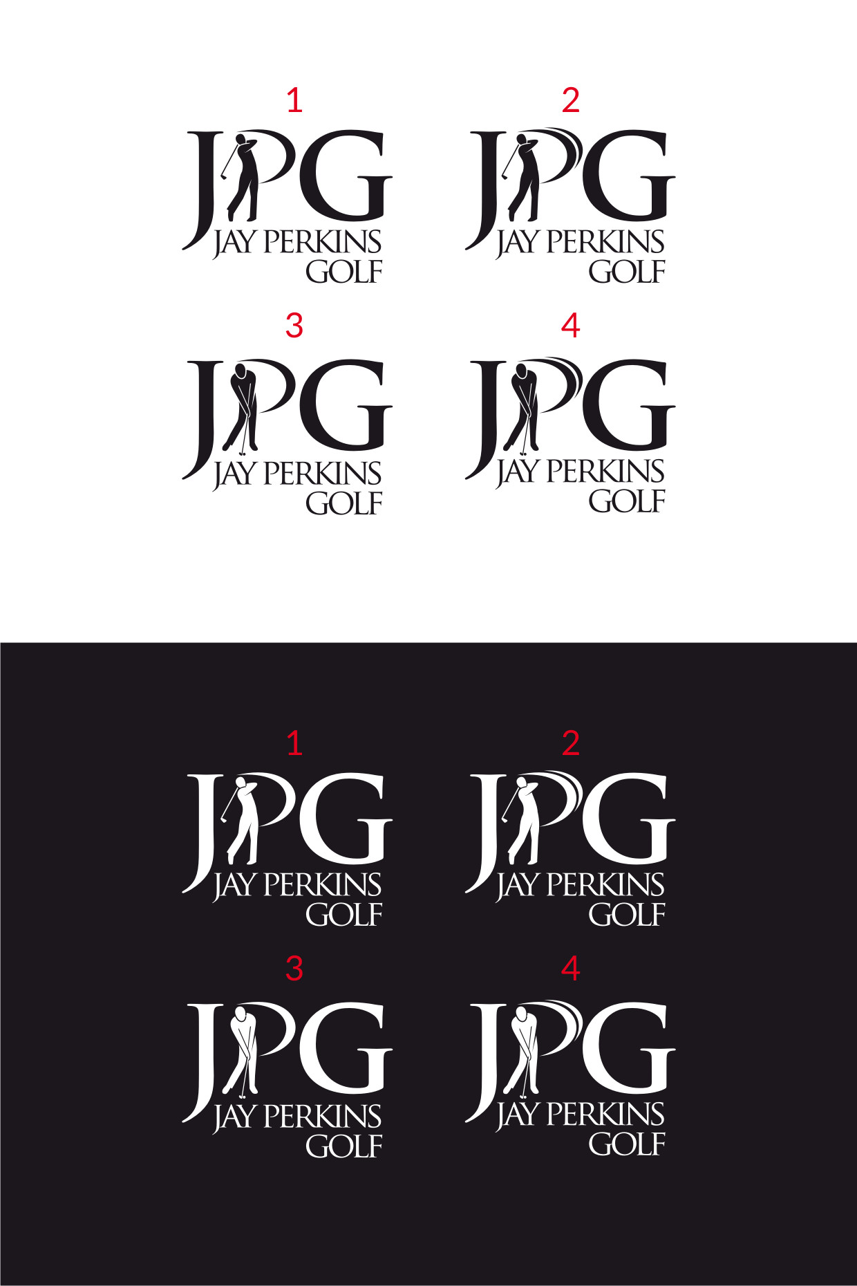 Logo Design by Atvento Graphics for Jay Perkins Golf | Design #30463654