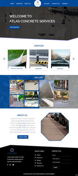 Web Design by pb for Atlas Construction | Design: #30460567