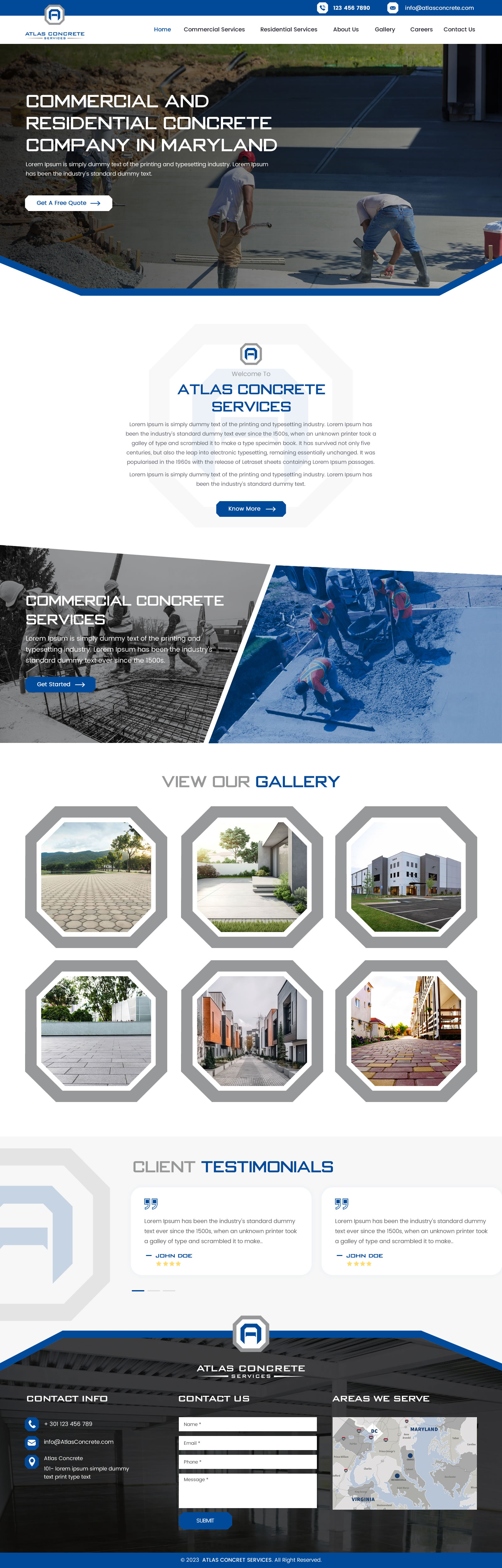 Web Design by rightway for Atlas Construction | Design #30521070