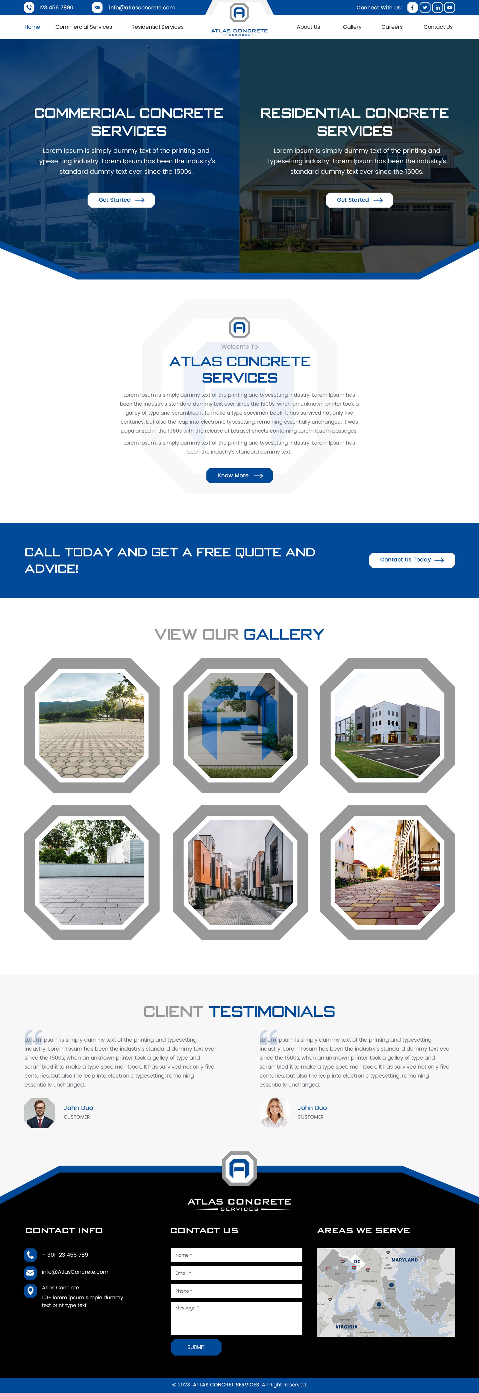 Web Design by rightway for Atlas Construction | Design: #30524544