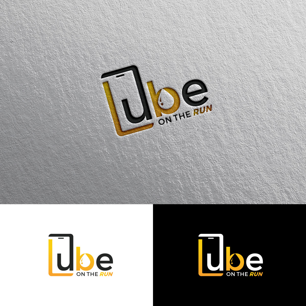 Logo Design by chris Ray for lube on the run | Design #30456883