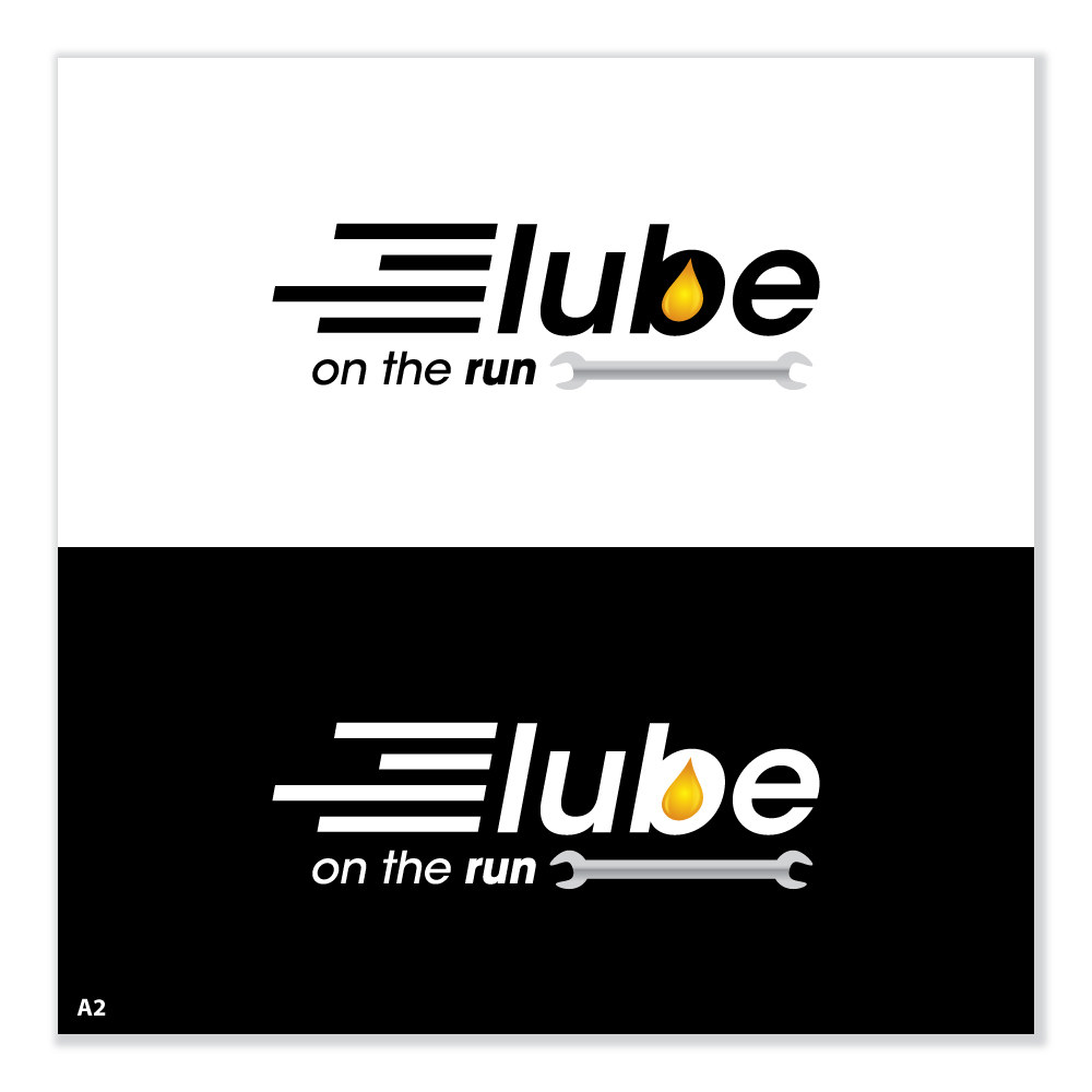 Logo Design by Sujit Banerjee for lube on the run | Design #30459092