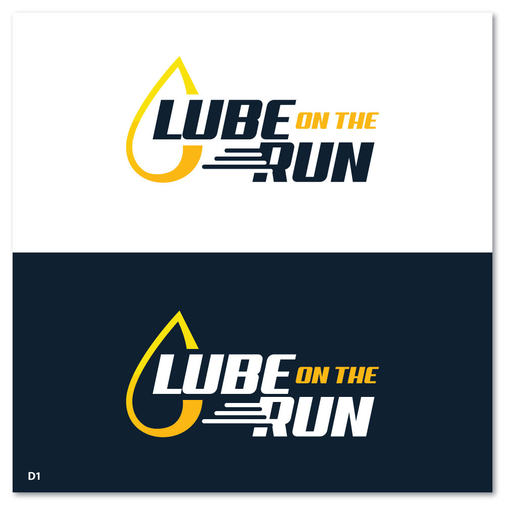 Logo Design by Sujit Banerjee for lube on the run | Design #30459093