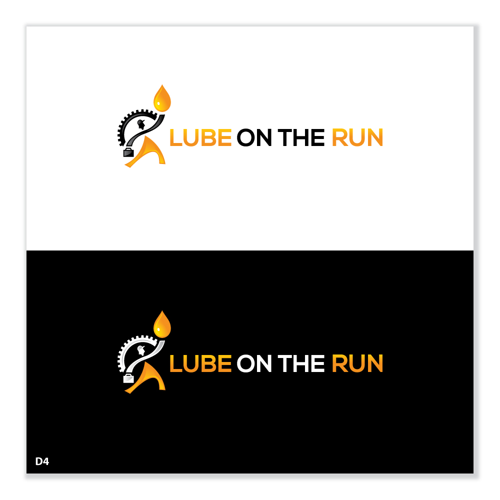 Logo Design by Sujit Banerjee for lube on the run | Design #30494214