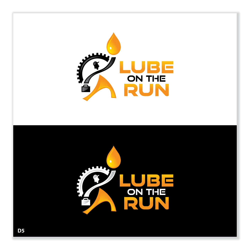 Logo Design by Sujit Banerjee for lube on the run | Design #30494215