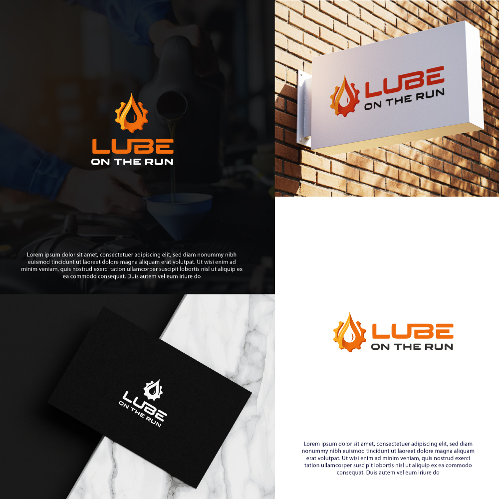 Logo Design by Tan-D for lube on the run | Design #30478449
