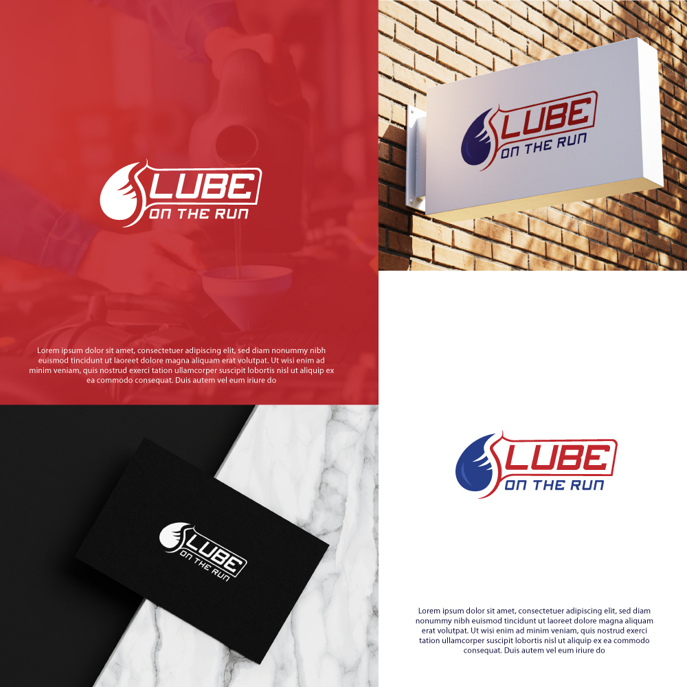 Logo Design by Tan-D for lube on the run | Design #30478451