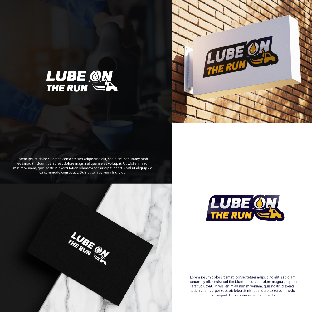 Logo Design by Tan-D for lube on the run | Design #30478452