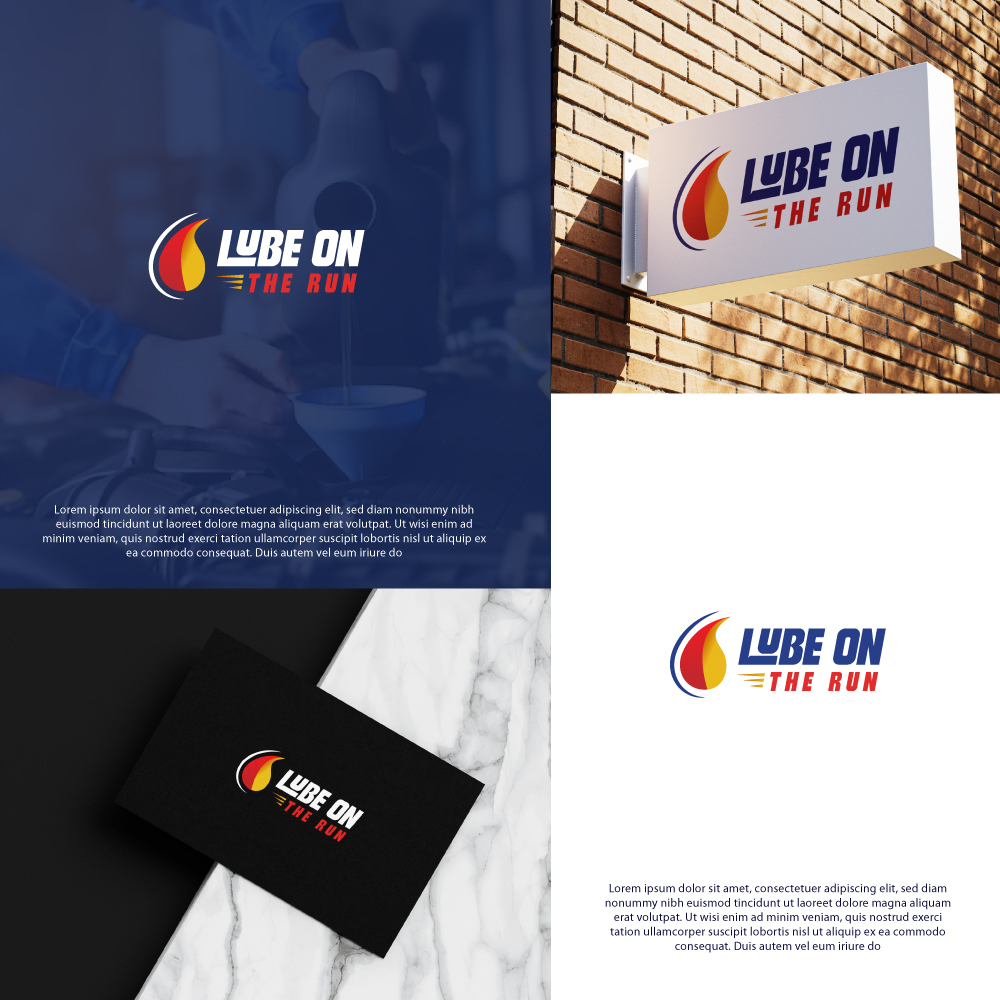 Logo Design by Tan-D for lube on the run | Design #30478453