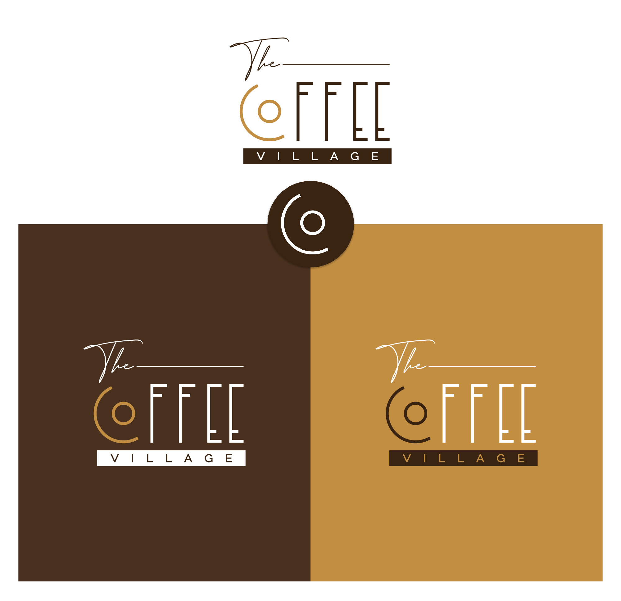 Logo Design by Ha.Connick for The Coffee Village | Design #30485621
