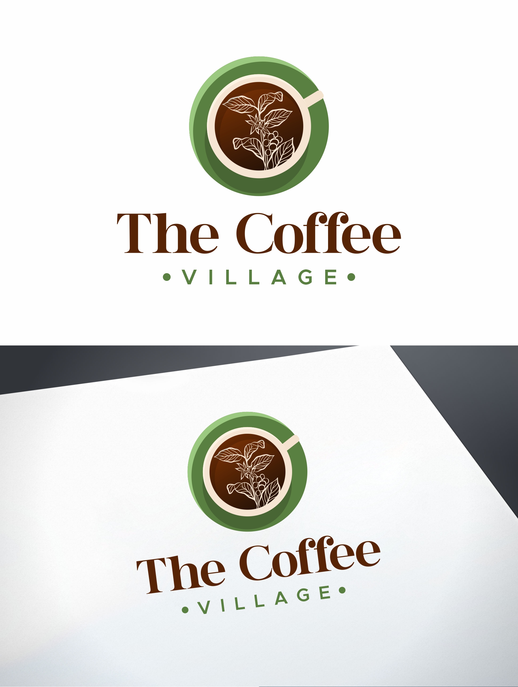 Logo Design by debdesign for The Coffee Village | Design #30459708