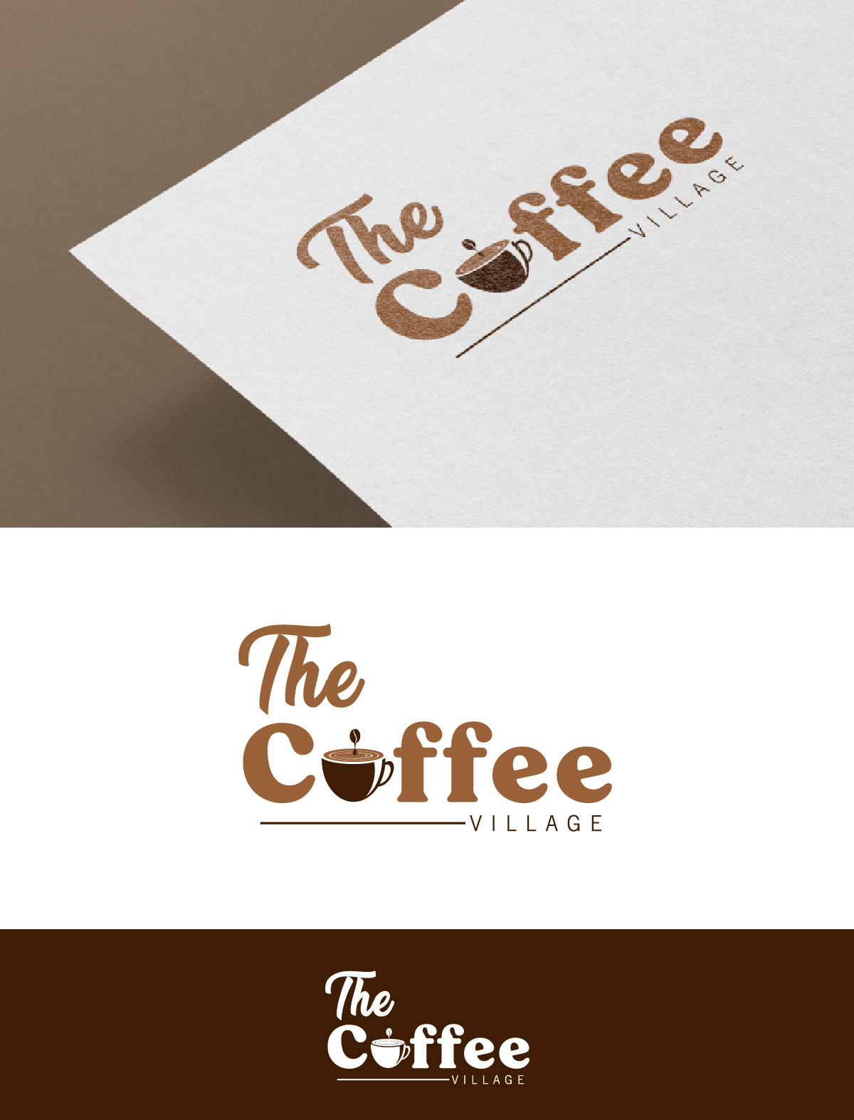 Logo Design by fly  design for The Coffee Village | Design #30459341