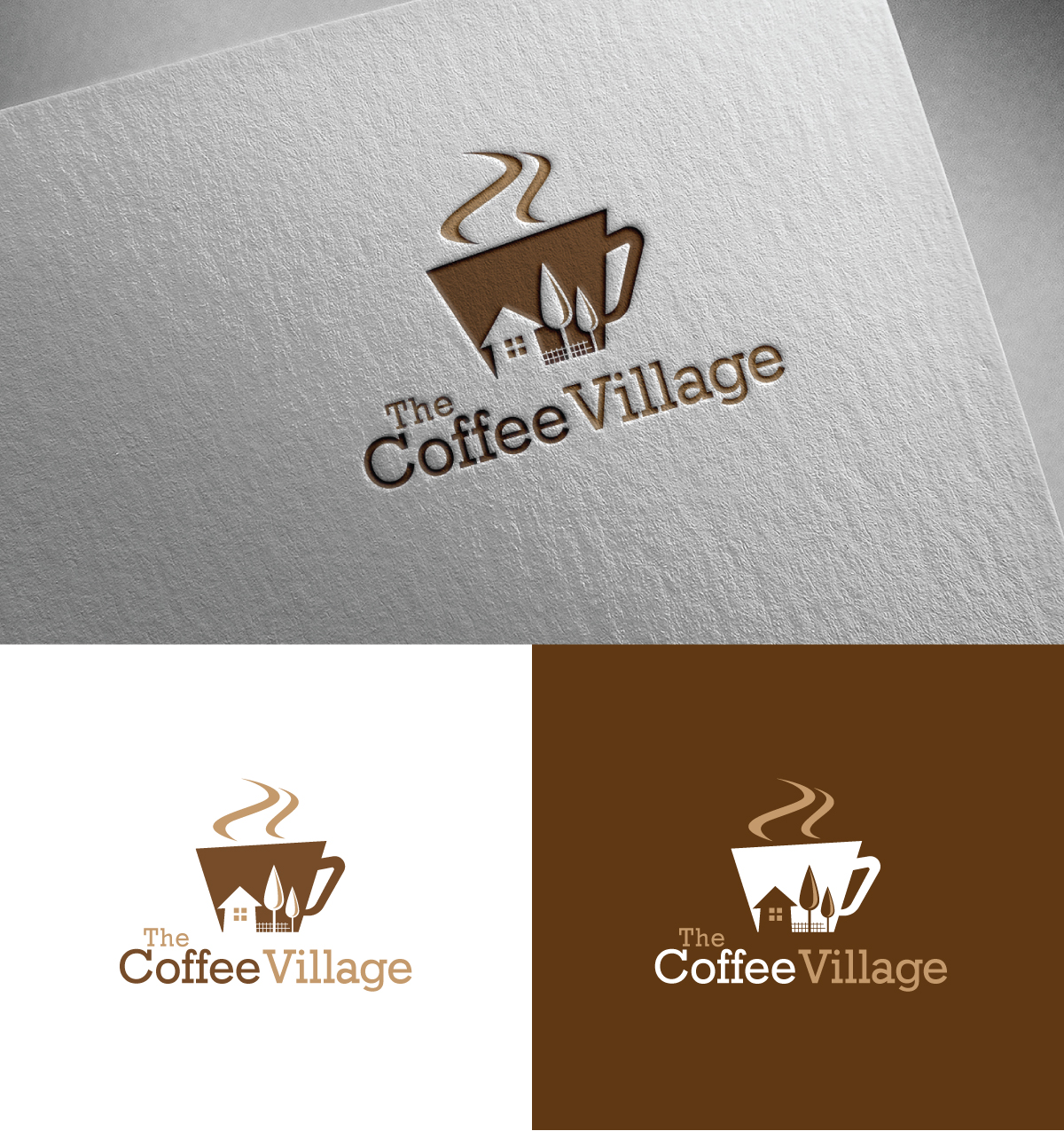 Logo Design by creativepix for The Coffee Village | Design: #30458828
