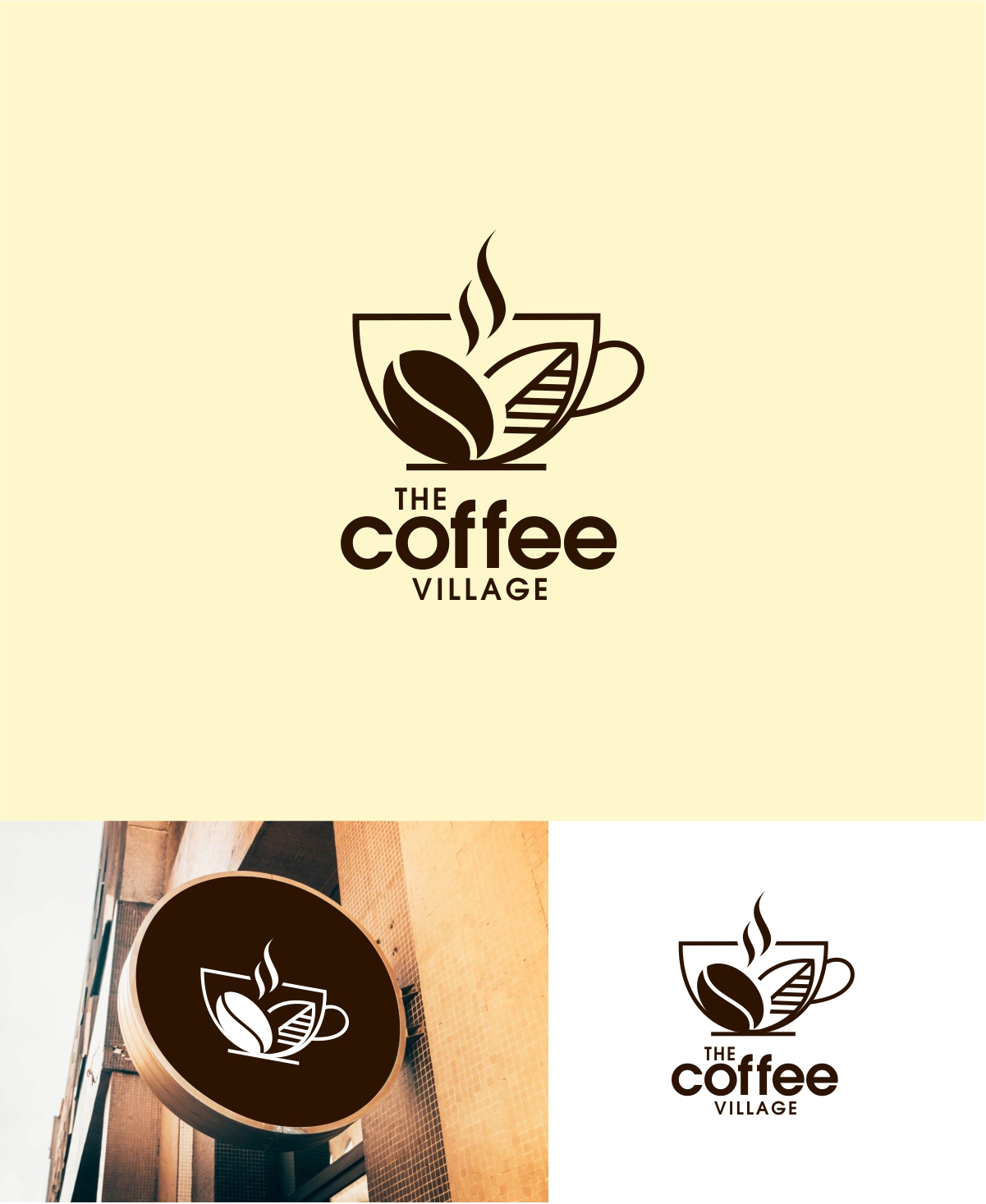Logo Design by Eppeok for The Coffee Village | Design #30491605