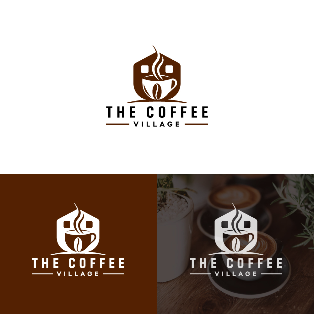 Logo Design by Amethystica for The Coffee Village | Design #30479383