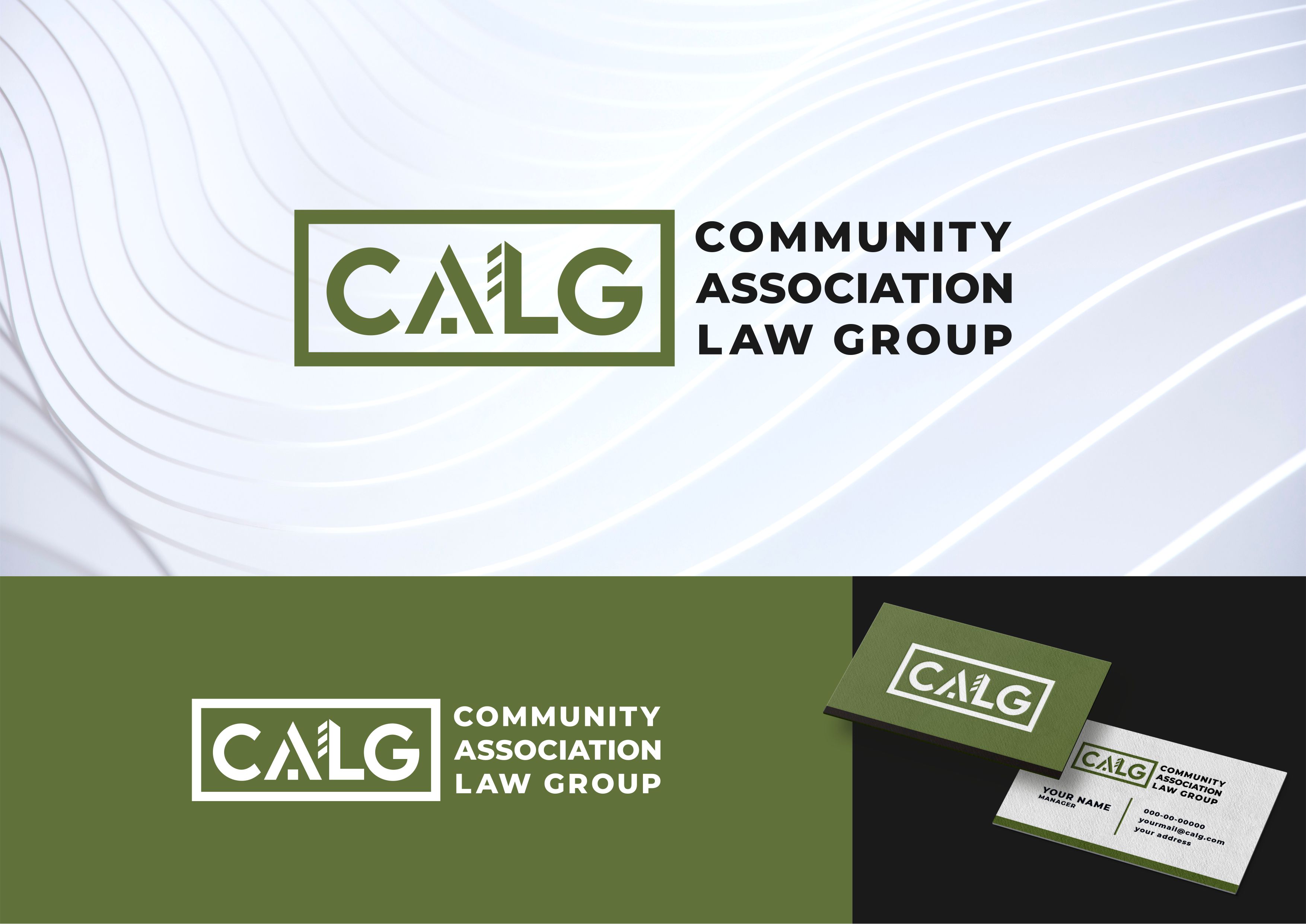 Logo Design by ammar_ed for Community Association Law Group, PLLC | Design #30490027