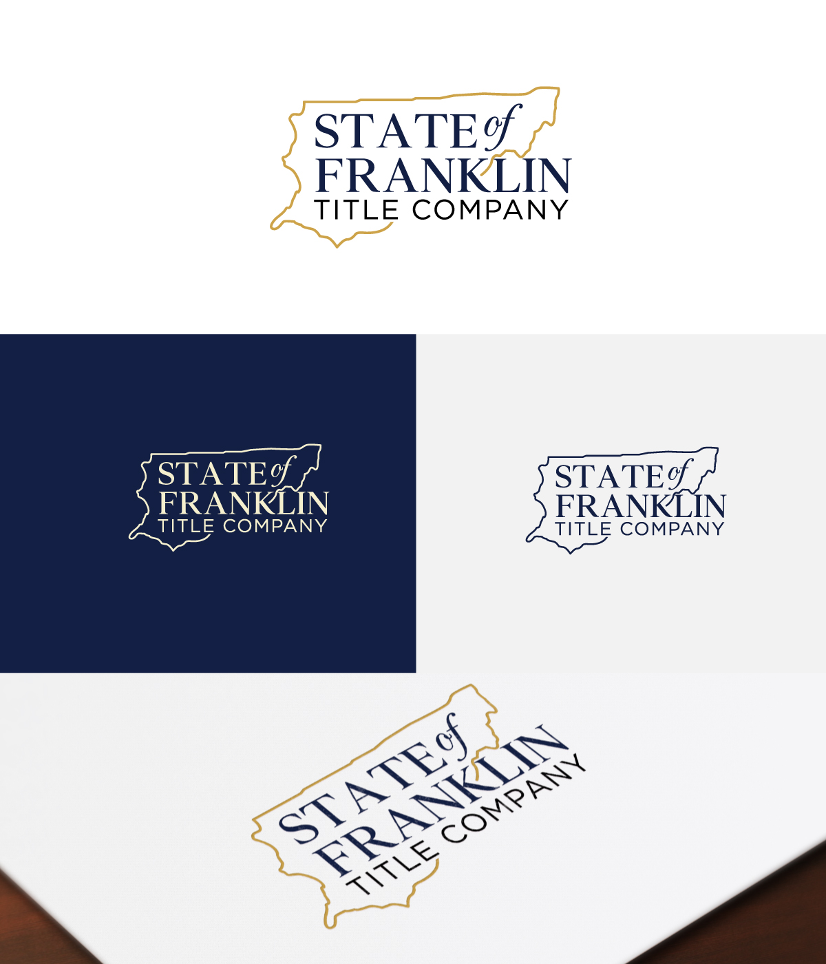 Diseño de Logo por Farhad Kreative para Mayes Law Firm d/b/a State of Franklin Title Company | Diseño #30464468