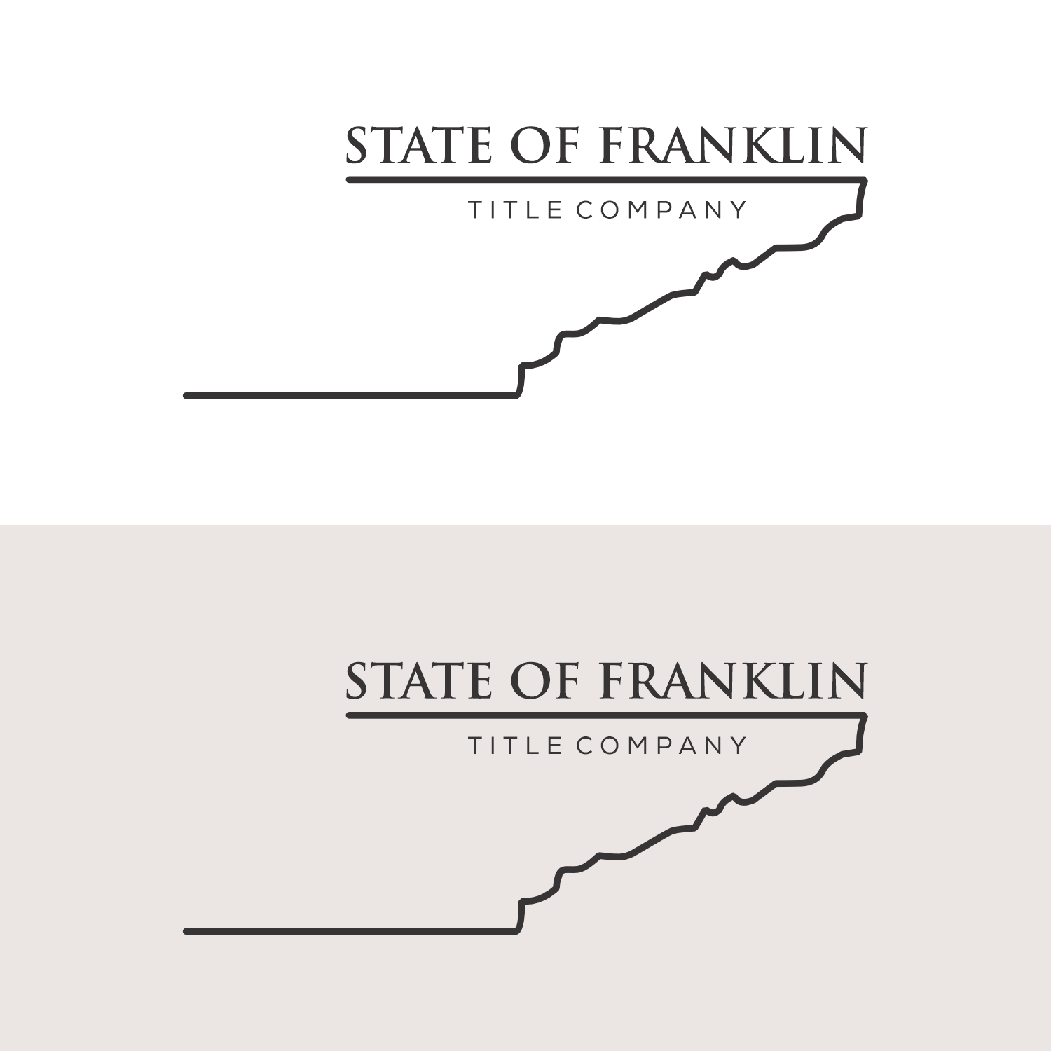 Logo Design by cah awu for Mayes Law Firm d/b/a State of Franklin Title Company | Design #30467054