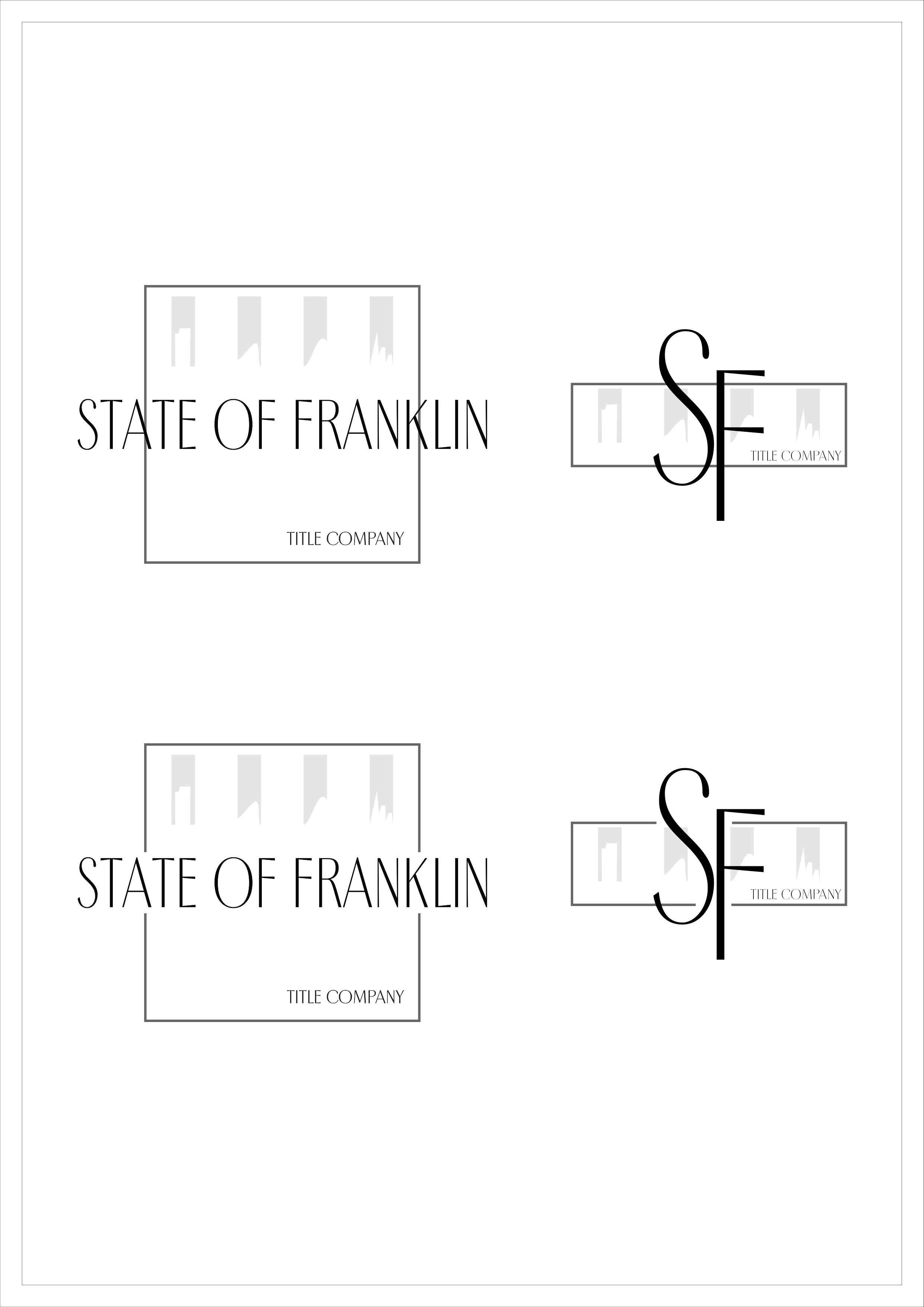 Diseño de Logo por ERICKADESIVOS para Mayes Law Firm d/b/a State of Franklin Title Company | Diseño #30462511