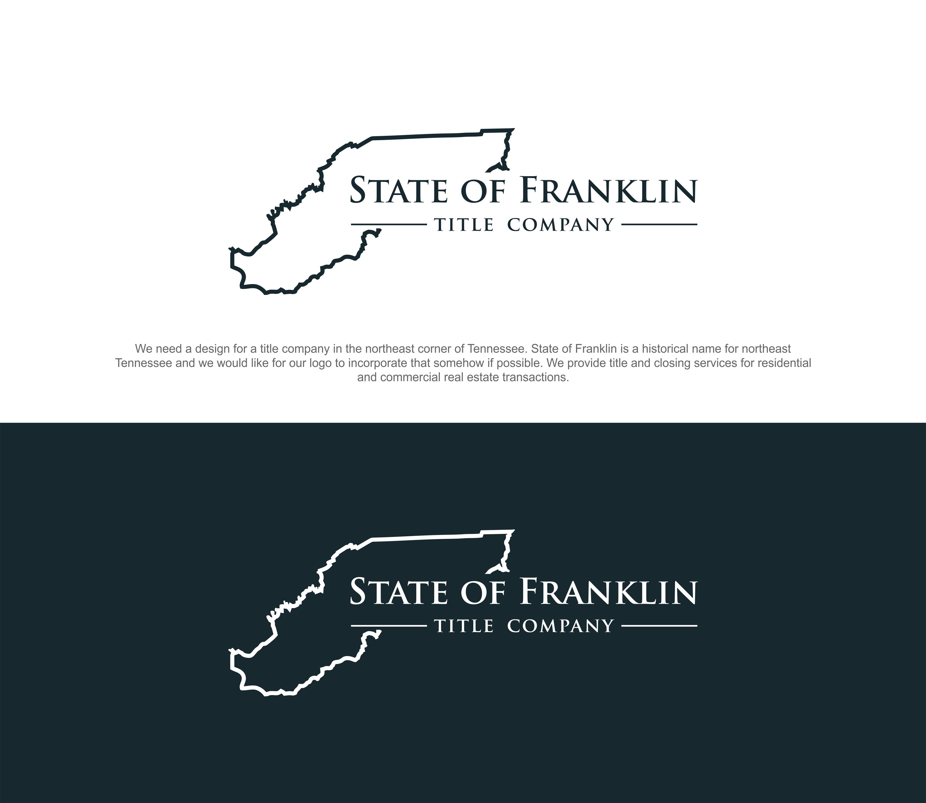 Diseño de Logo por Sarah Graphic para Mayes Law Firm d/b/a State of Franklin Title Company | Diseño #30499419