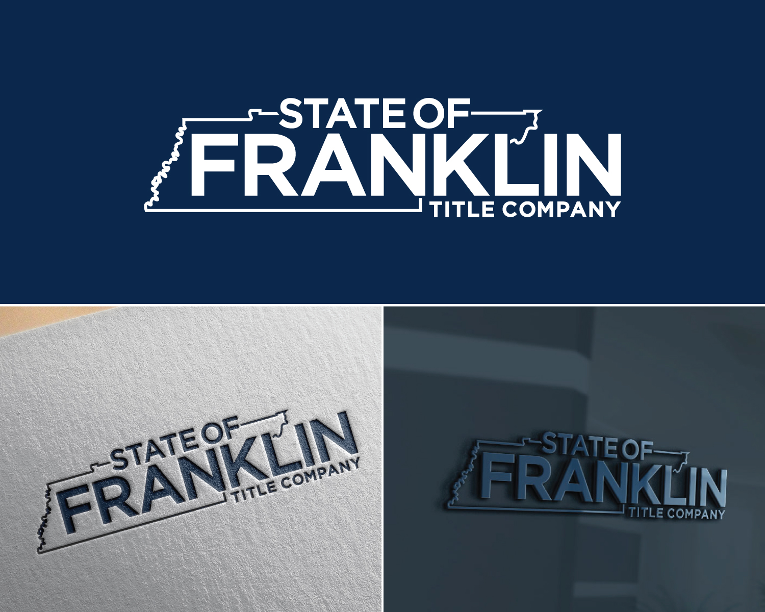 Logo Design by Atec for Mayes Law Firm d/b/a State of Franklin Title Company | Design #30464488