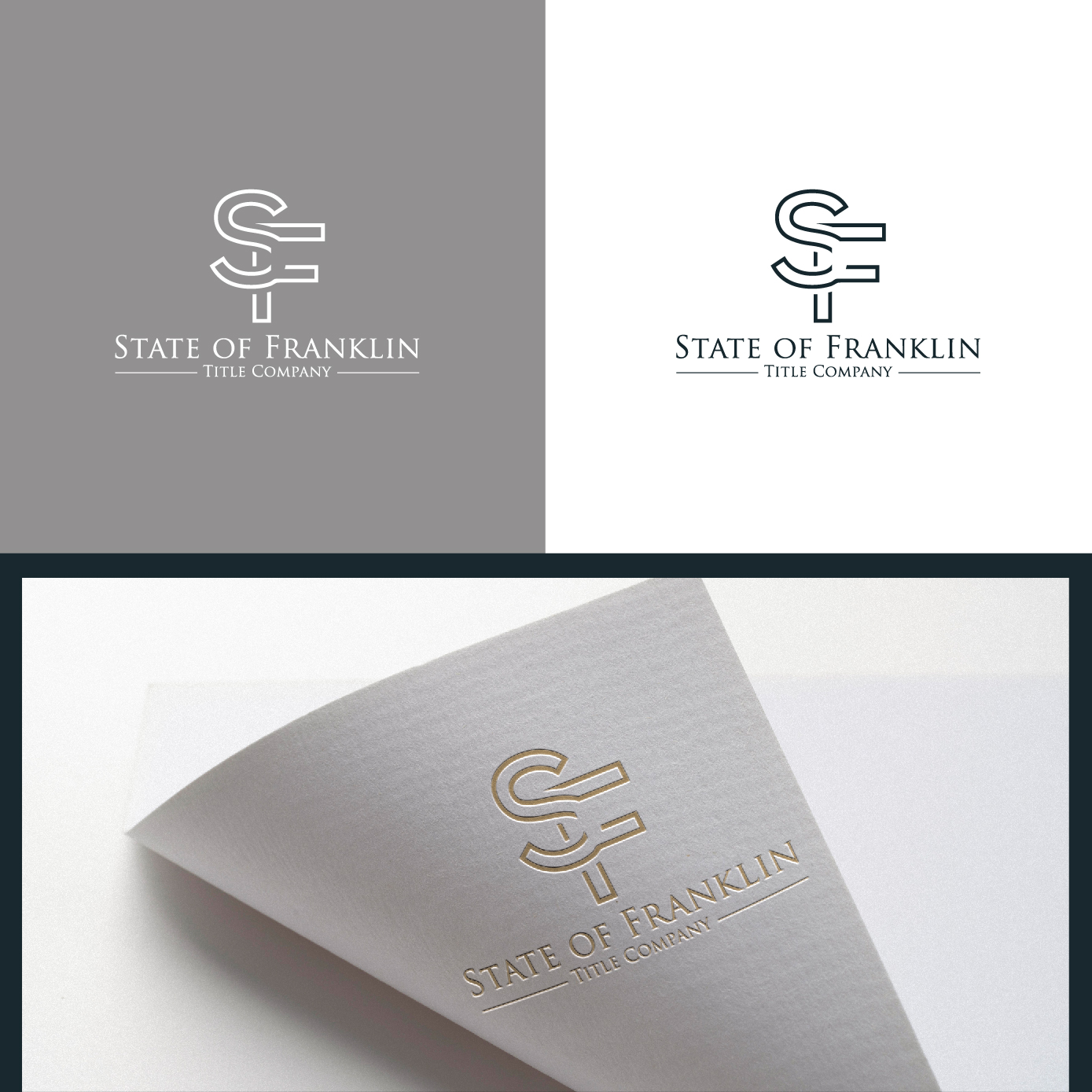 Diseño de Logo por AL-BARAKAH para Mayes Law Firm d/b/a State of Franklin Title Company | Diseño #30460381