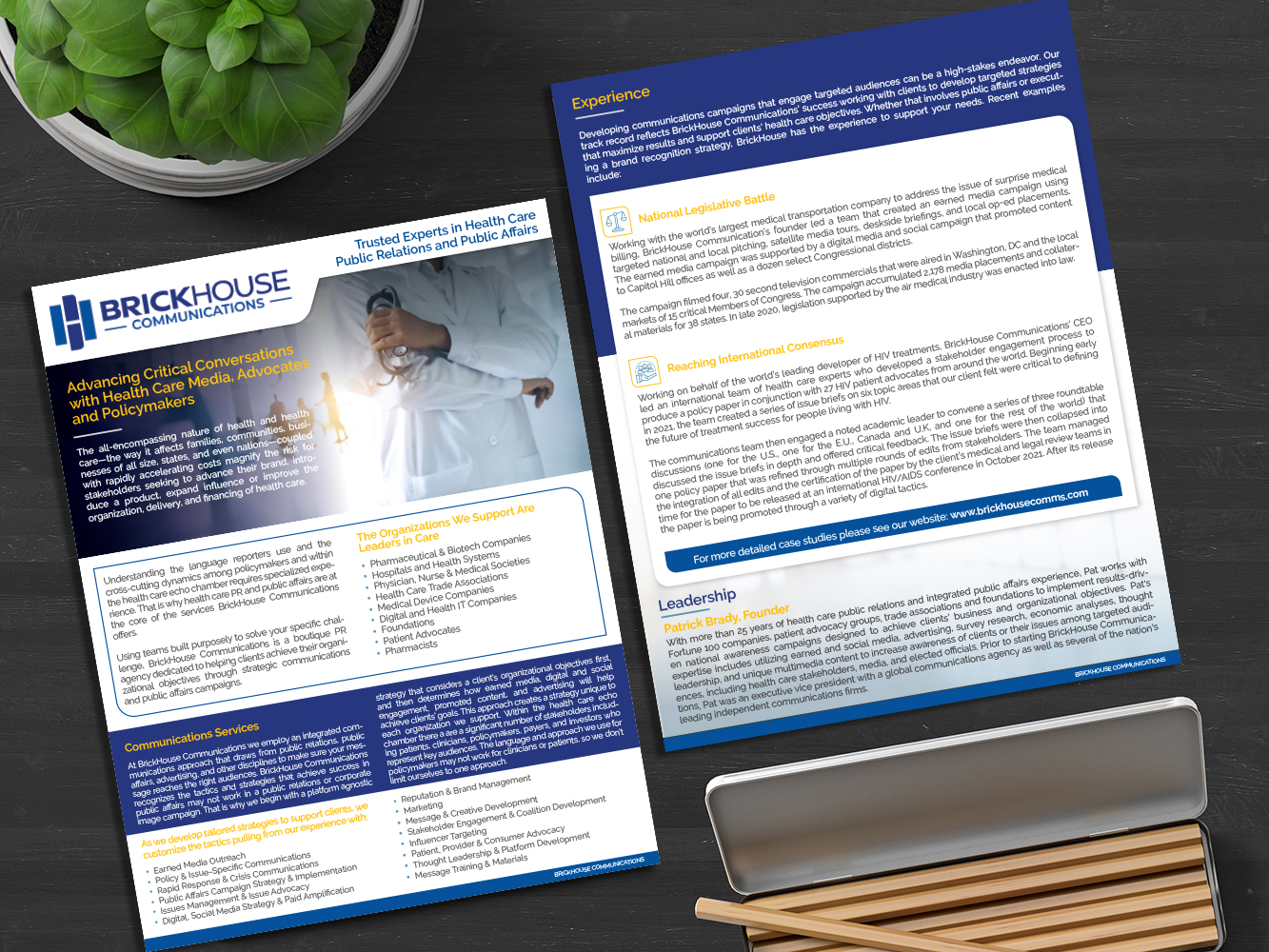 Brochure Design by alex989 for this project | Design #30494916