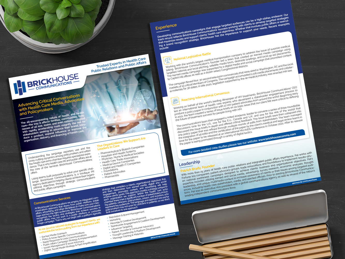 Brochure Design by alex989 for this project | Design #30494918