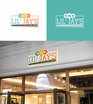 Logo Design by RA-bica for Lil' Jay's Family Arcade and Billiards Centre corp. | Design: #30465646