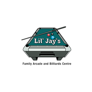 Logo Design by geni for Lil' Jay's Family Arcade and Billiards Centre corp. | Design #30464922