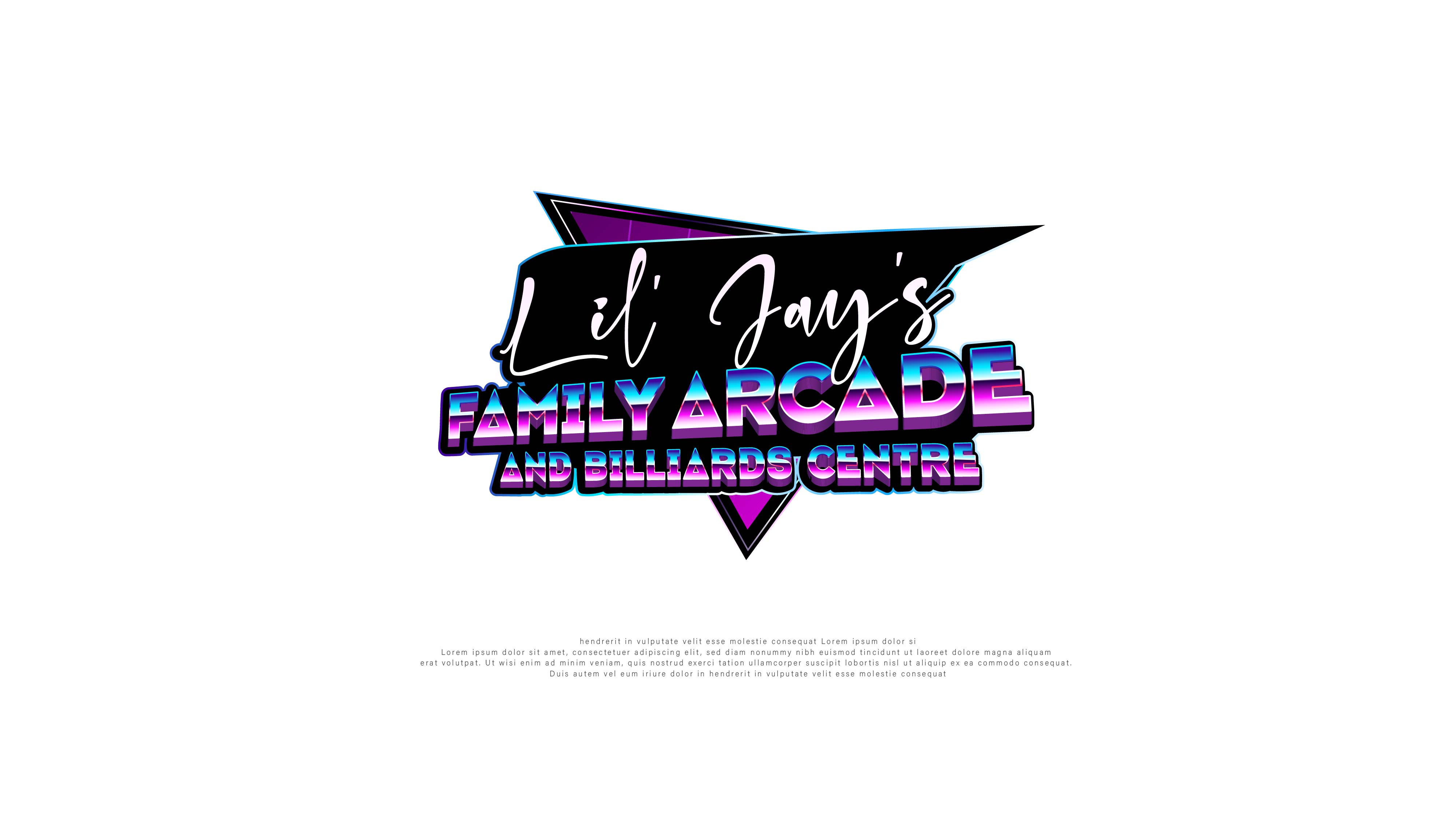 Logo Design by Arctic Designs for Lil' Jay's Family Arcade and Billiards Centre corp. | Design: #30539379