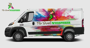 Car Wrap-Design von Kira Graphics für The Brush Whisperer Custom Decorative Painting | Design: #30532726