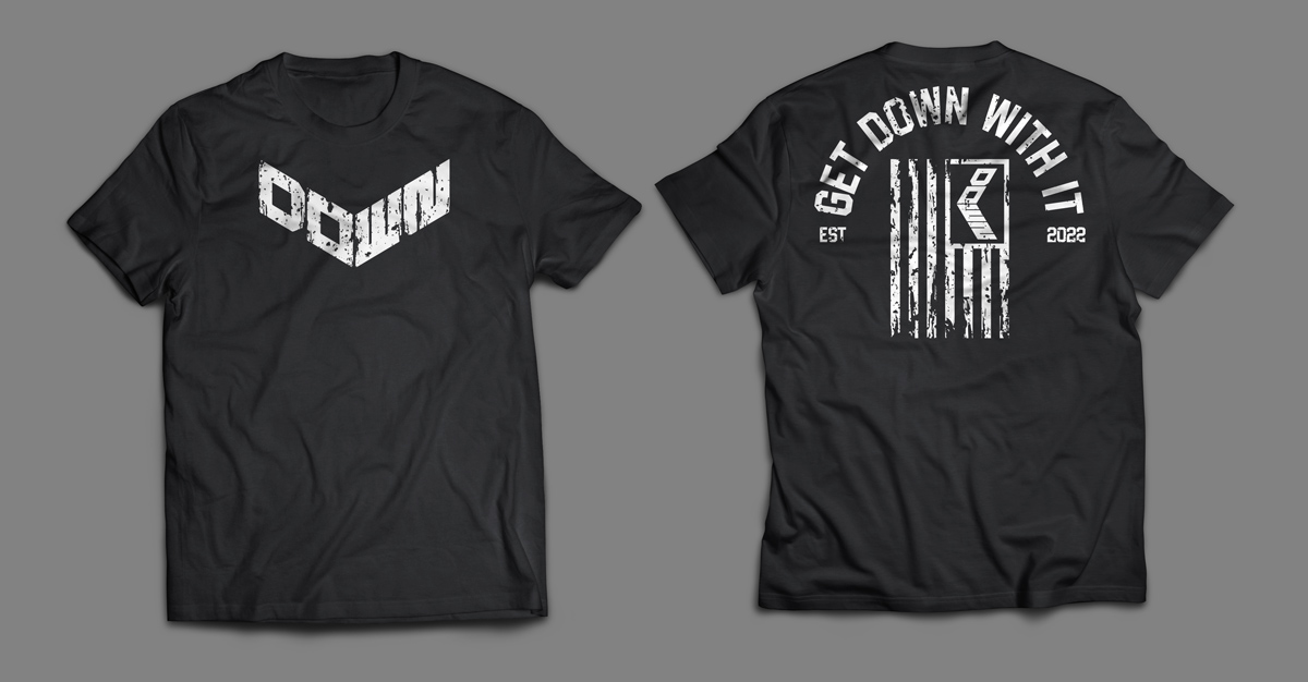 T-shirt Design by Sergio Coelho for DOWN APPAREL | Design #30468317