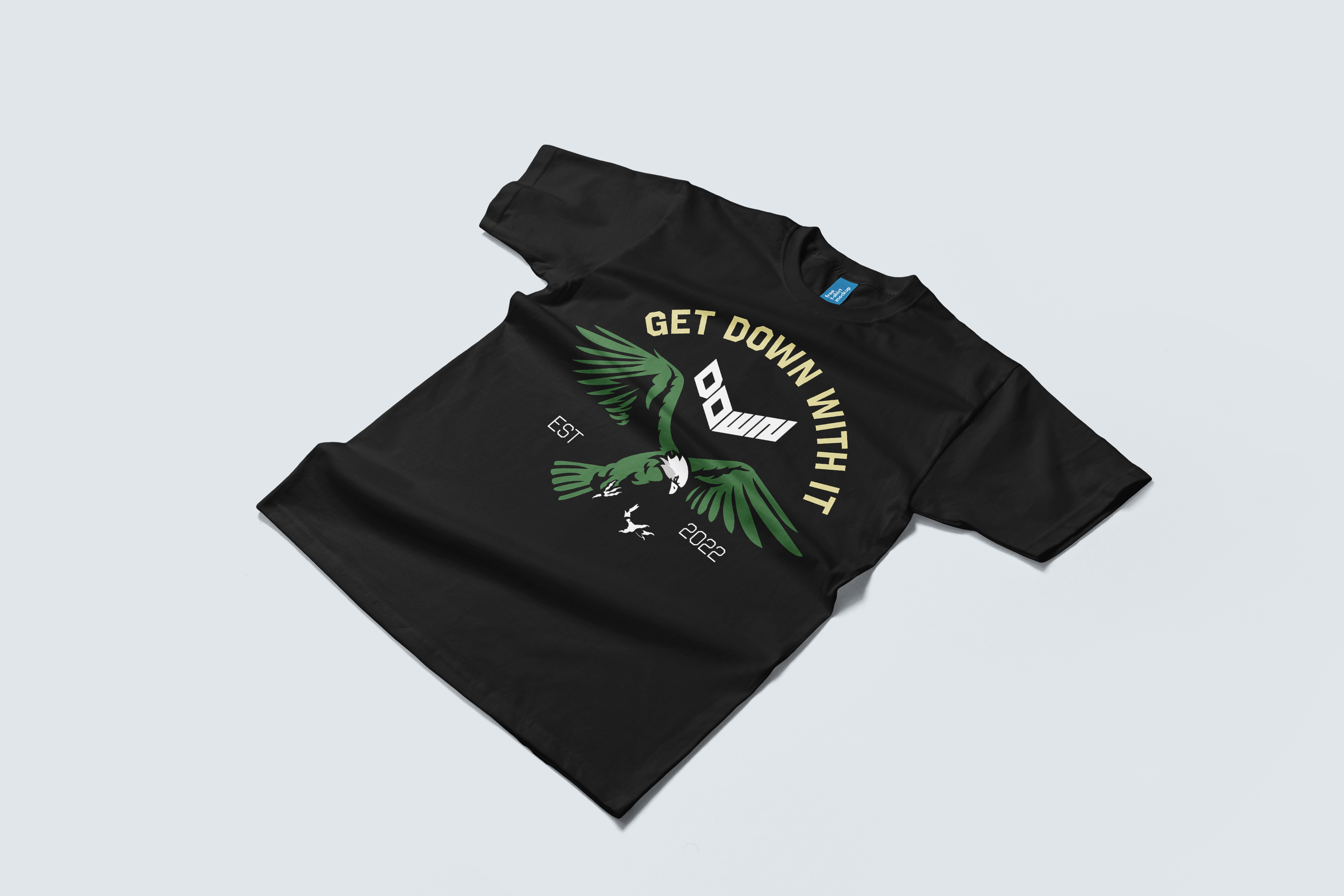 T-shirt Design by Abdulmalik Ganijonov for DOWN APPAREL | Design #30465401