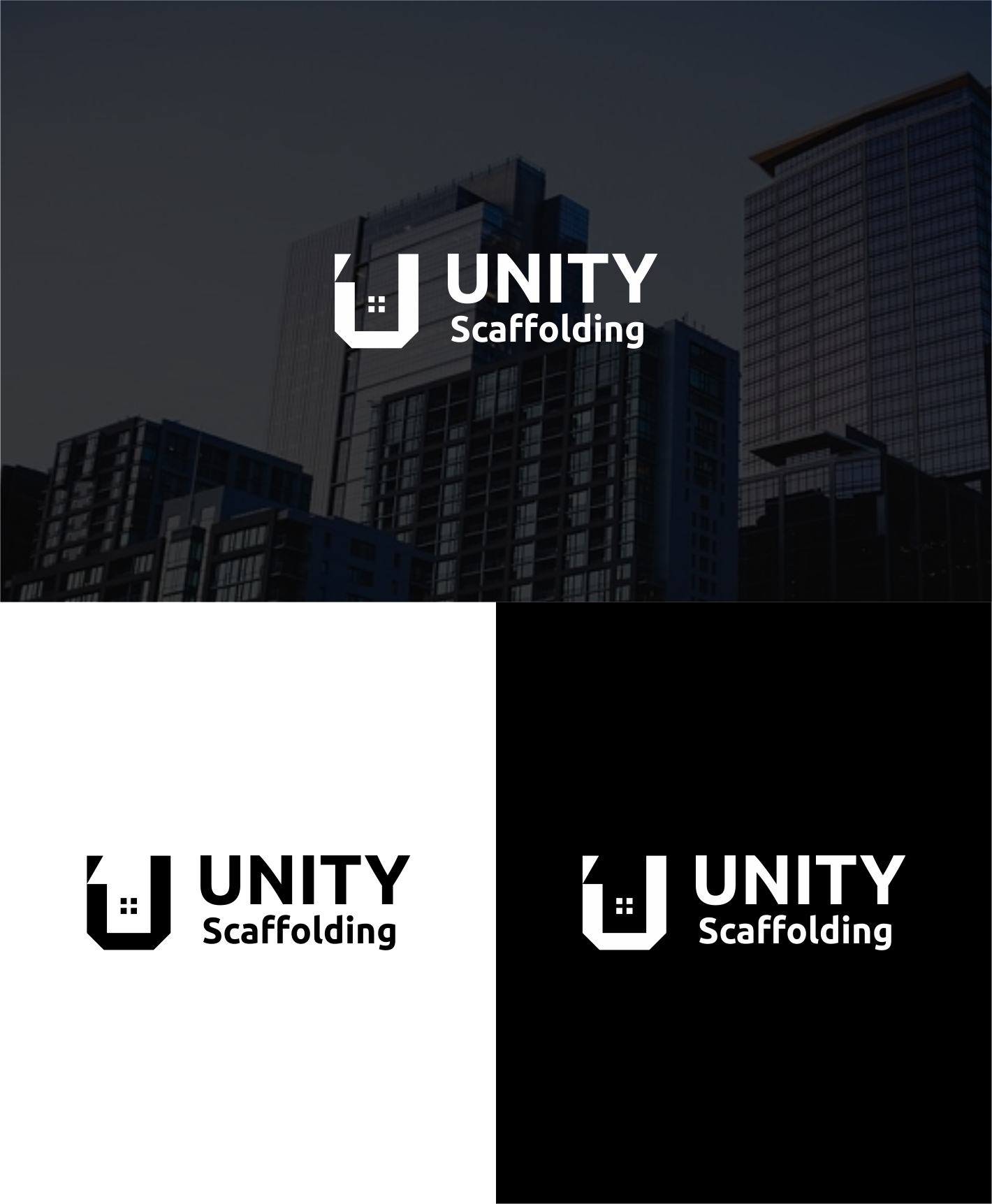 Logo Design by Student_art for Unity Scaffolding  | Design #30479589