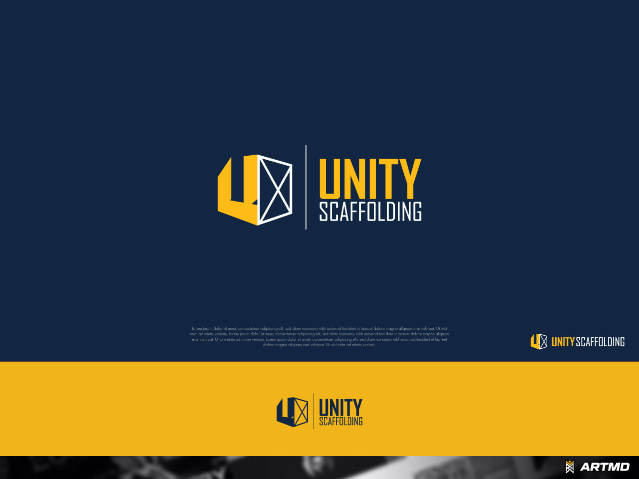 Logo Design by ARTMD for Unity Scaffolding  | Design #30466488