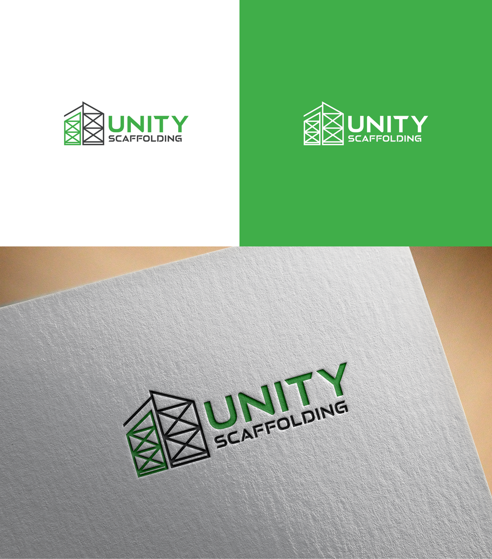 Logo Design by RA-bica for Unity Scaffolding  | Design #30471111