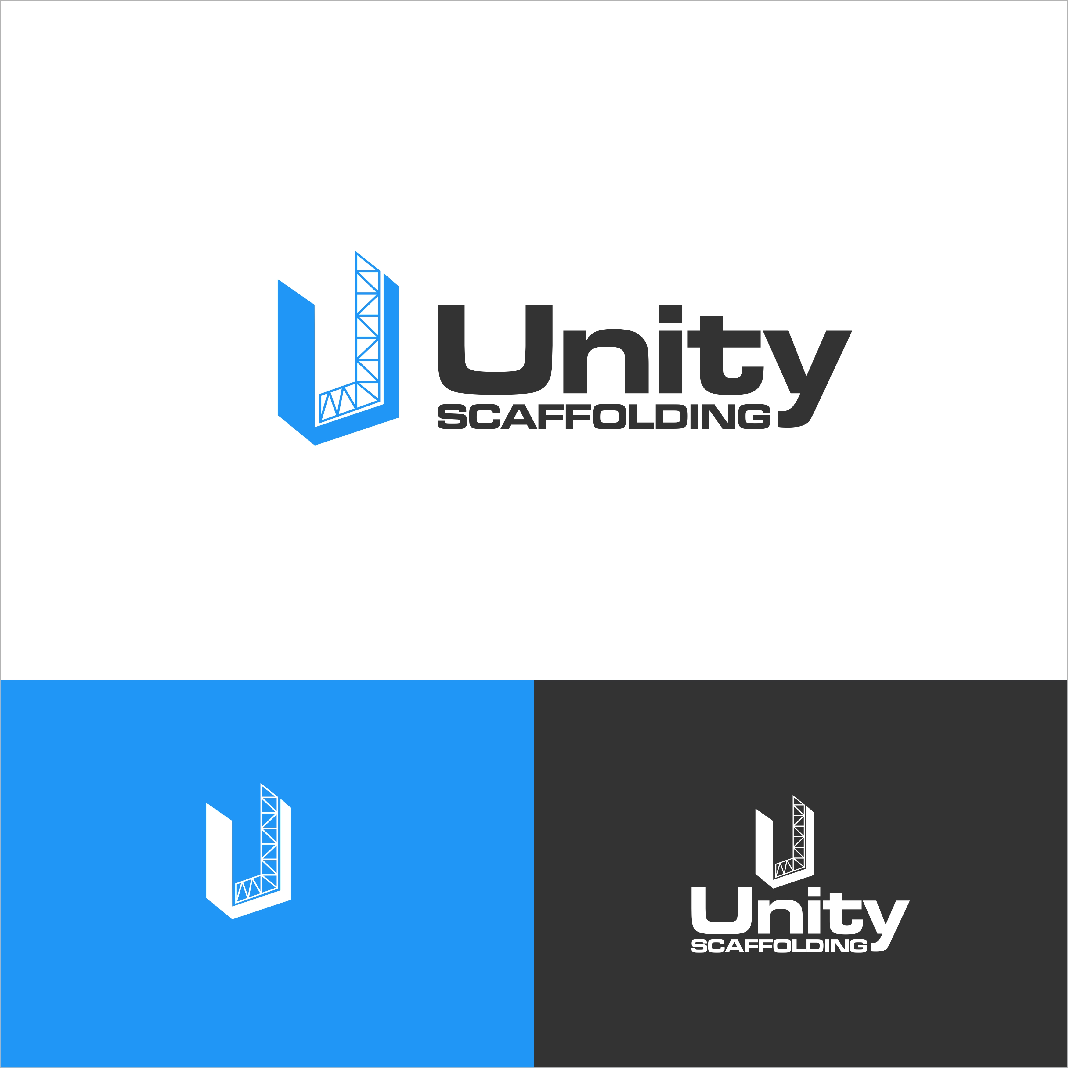 Logo Design by Rajneesha for Unity Scaffolding  | Design #30470649