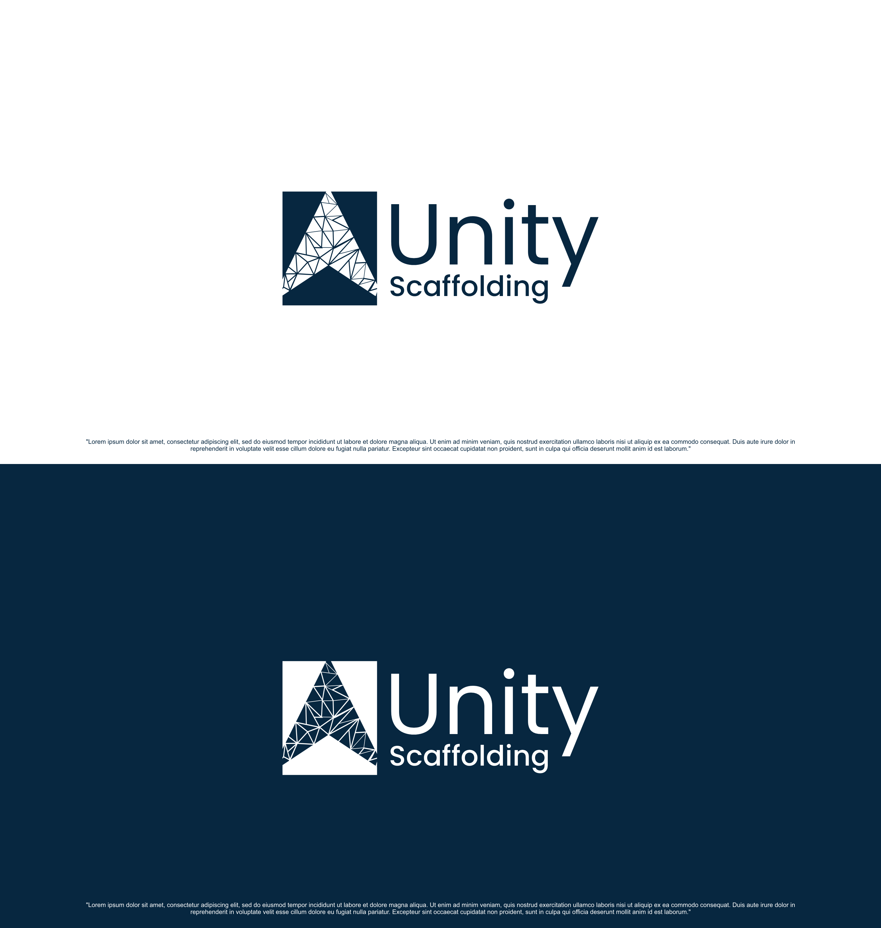 Logo Design by saesean for Unity Scaffolding  | Design #30474384