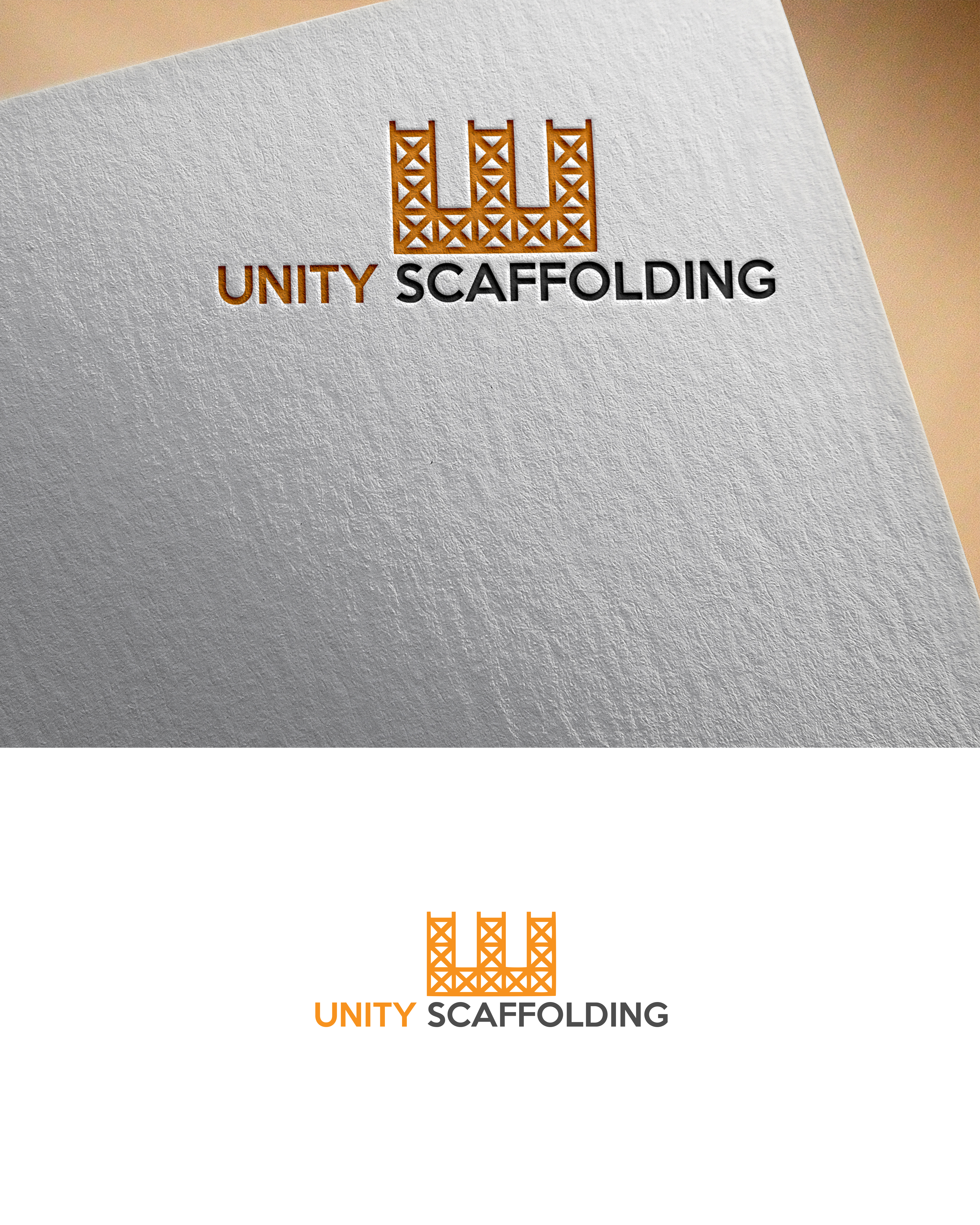Logo Design by mekail for Unity Scaffolding  | Design #30467284