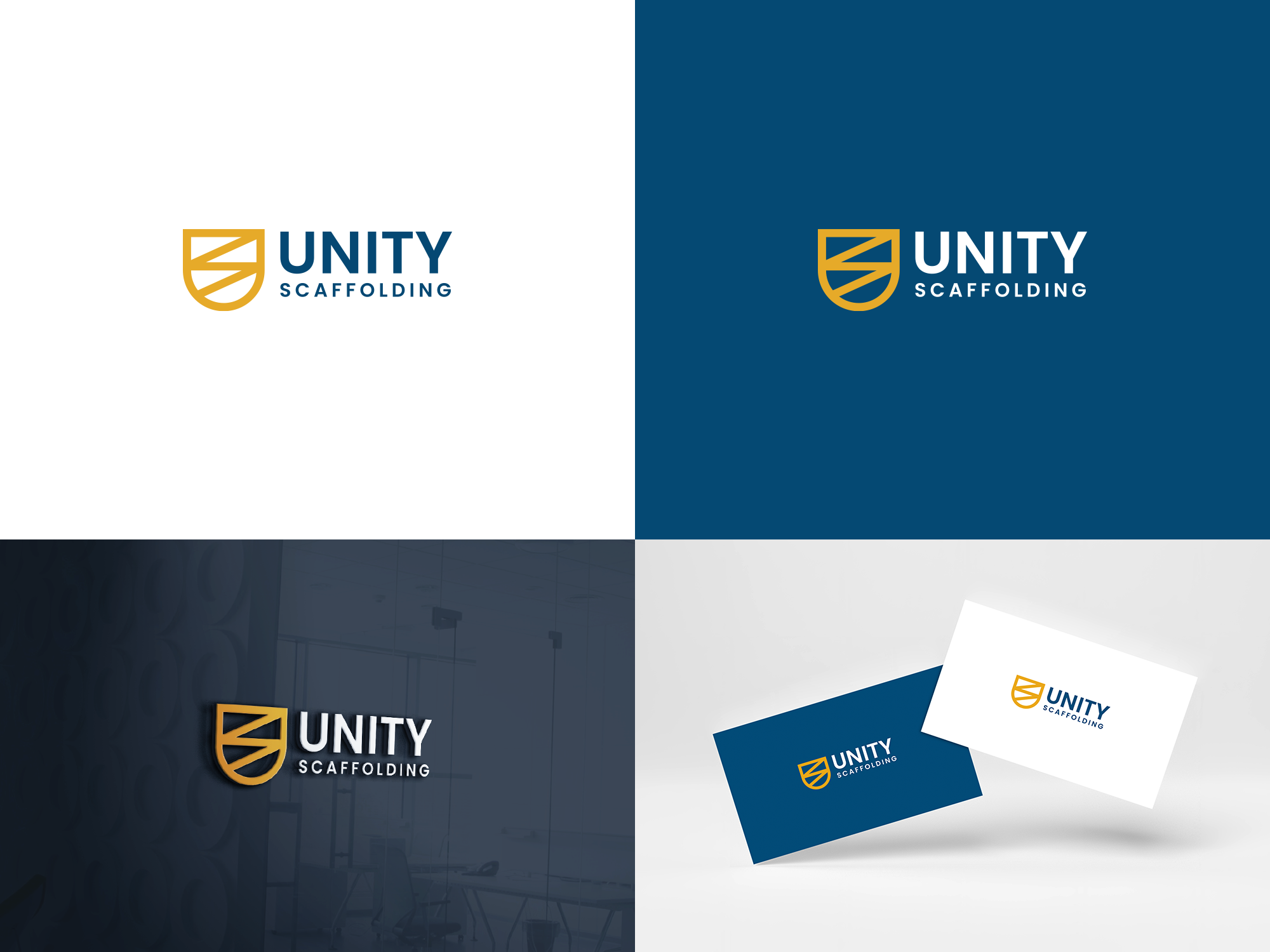 Logo Design by COLOUR CREATIVE for Unity Scaffolding  | Design #30467498