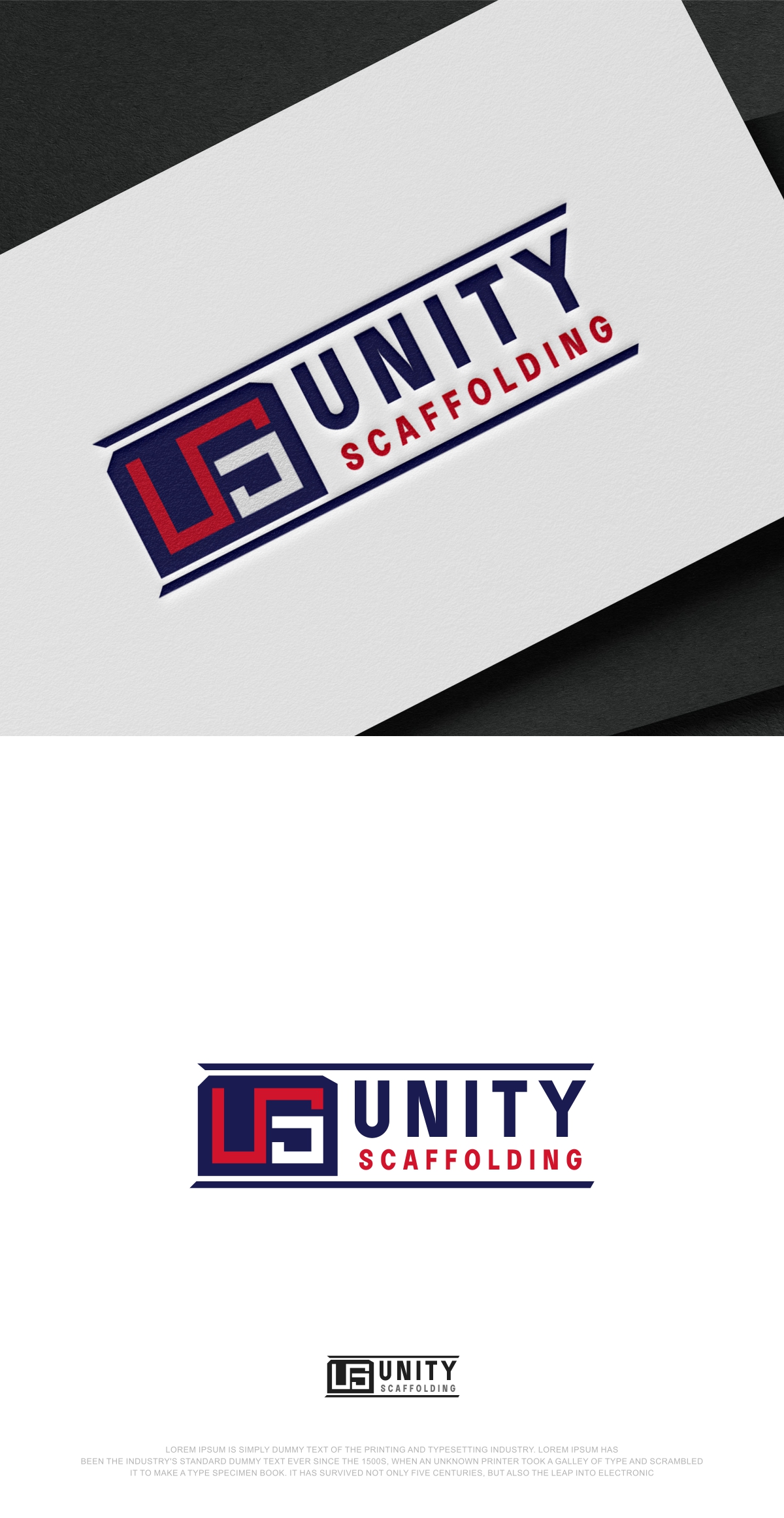 Diseño de Logo por fly  design para Unity Scaffolding  | Diseño #30472871