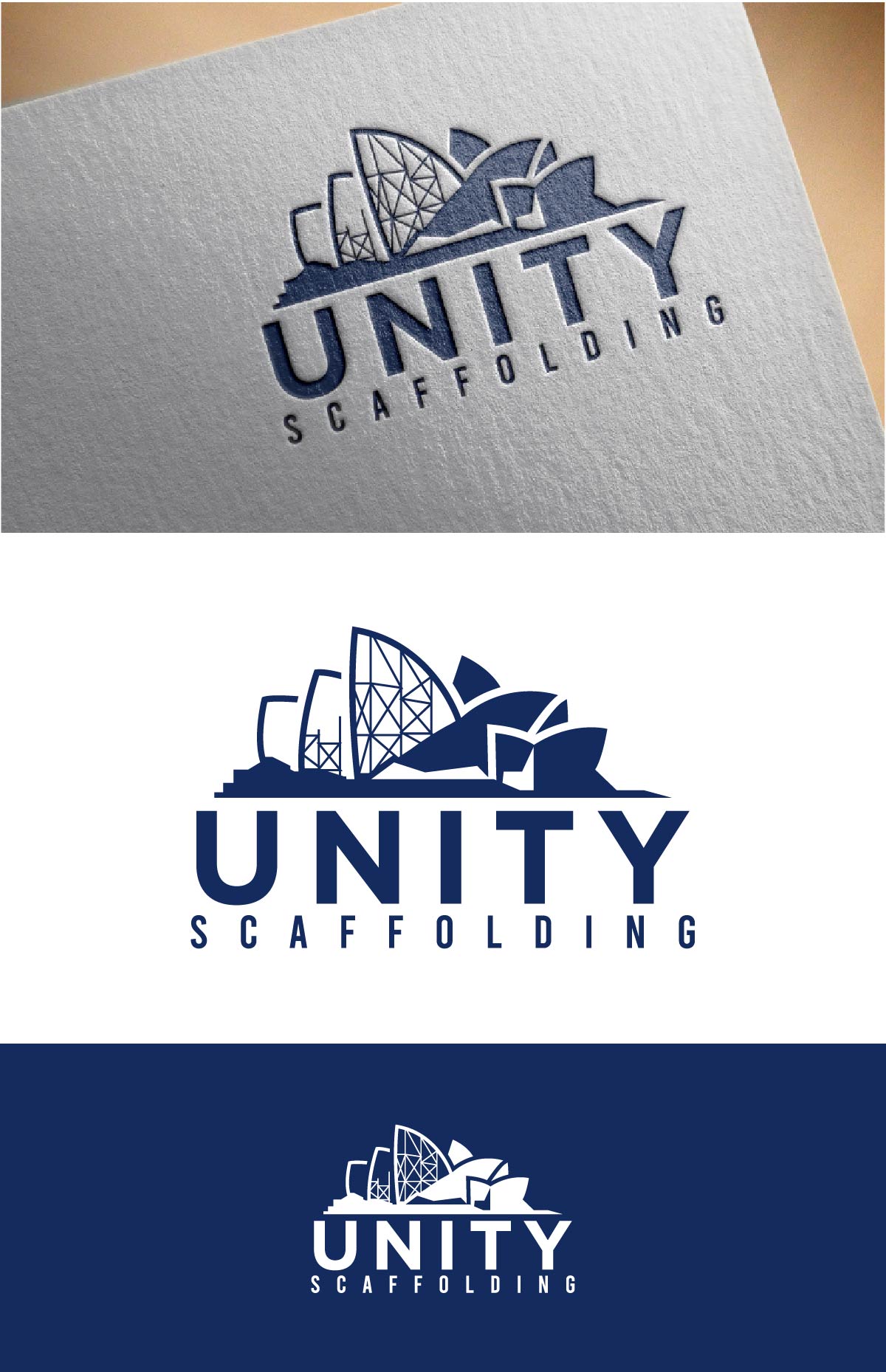 Logo Design by fly  design for Unity Scaffolding  | Design #30472872