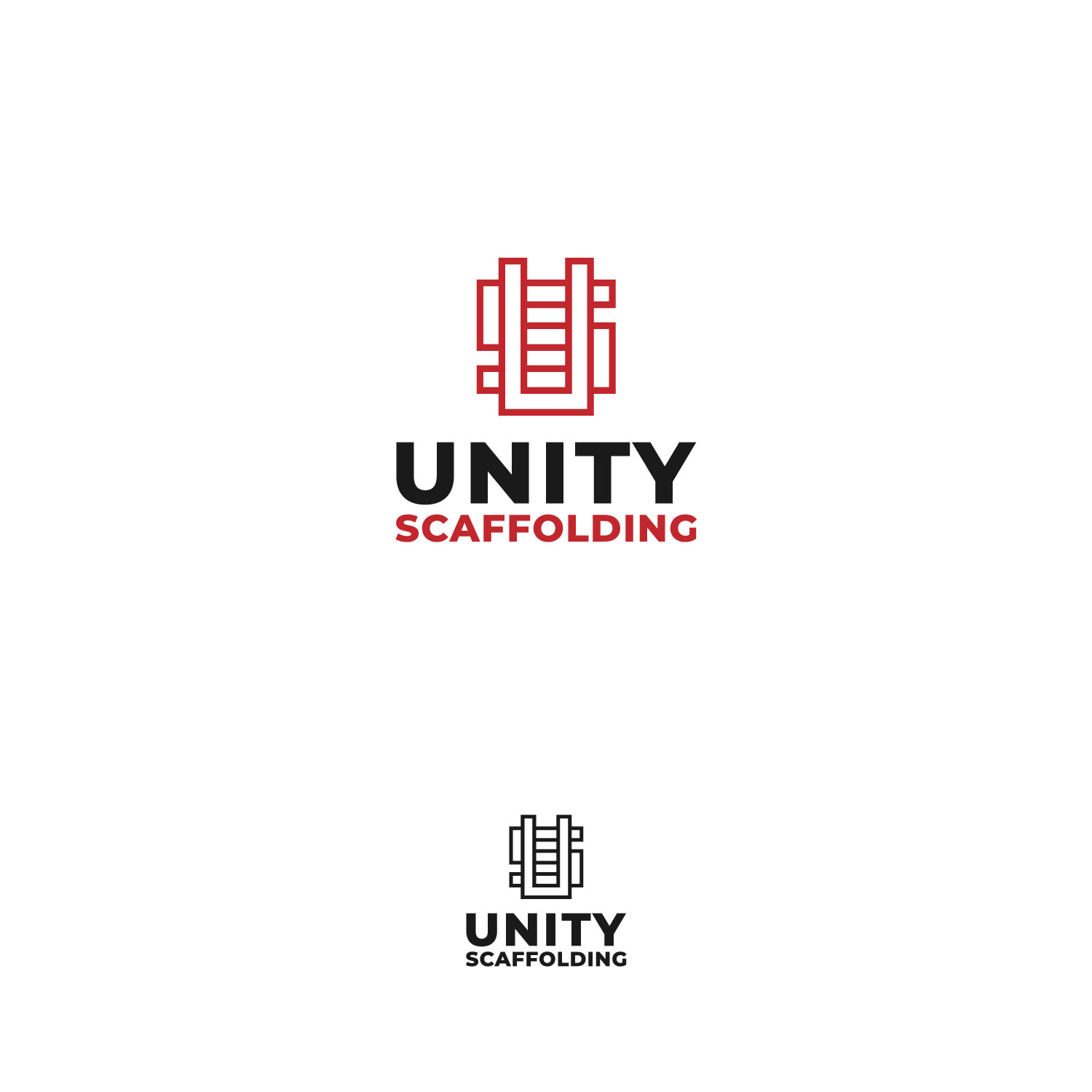 Diseño de Logo por Onerio para Unity Scaffolding  | Diseño #30481576